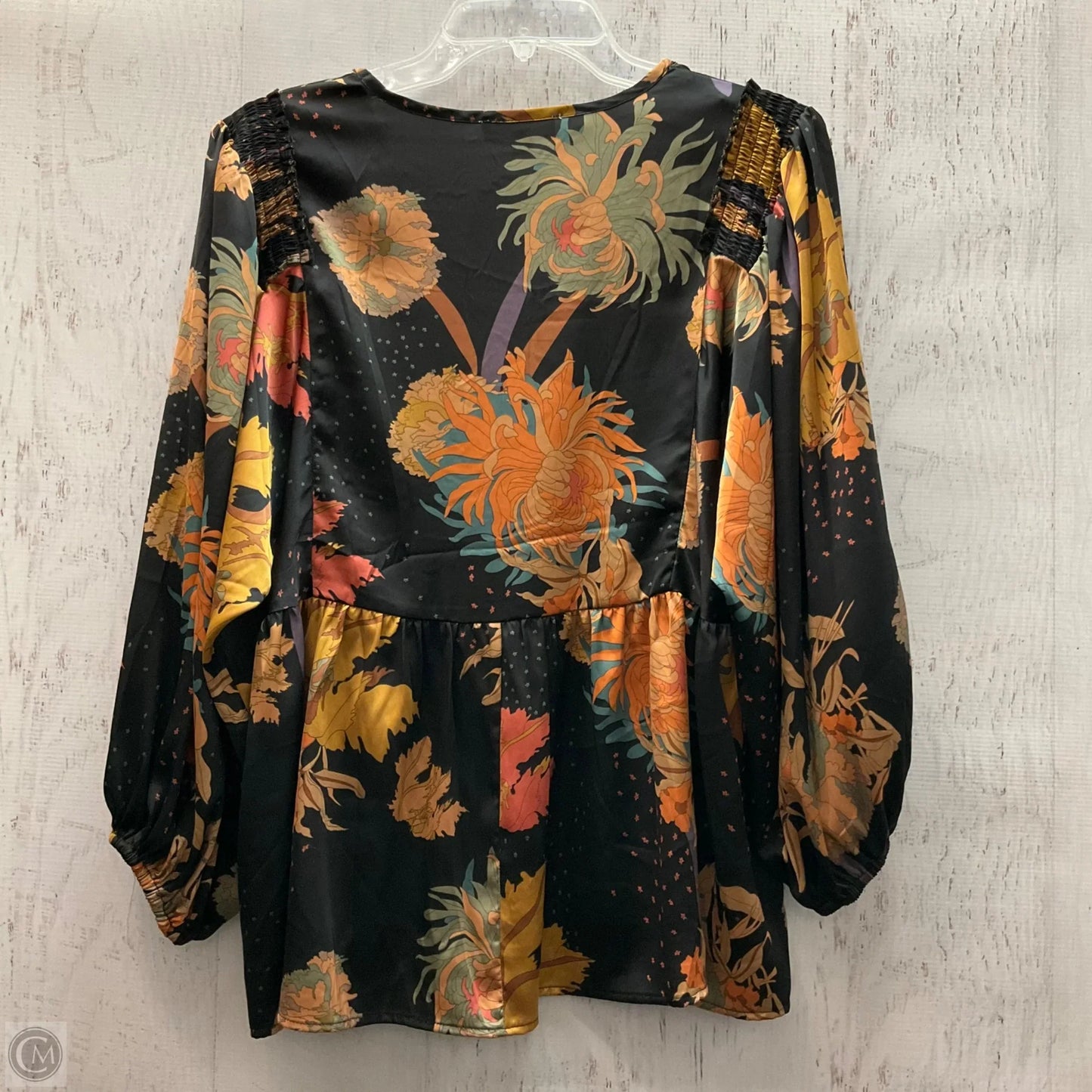 Top Long Sleeve By Entro In Multi-colored, Size: S