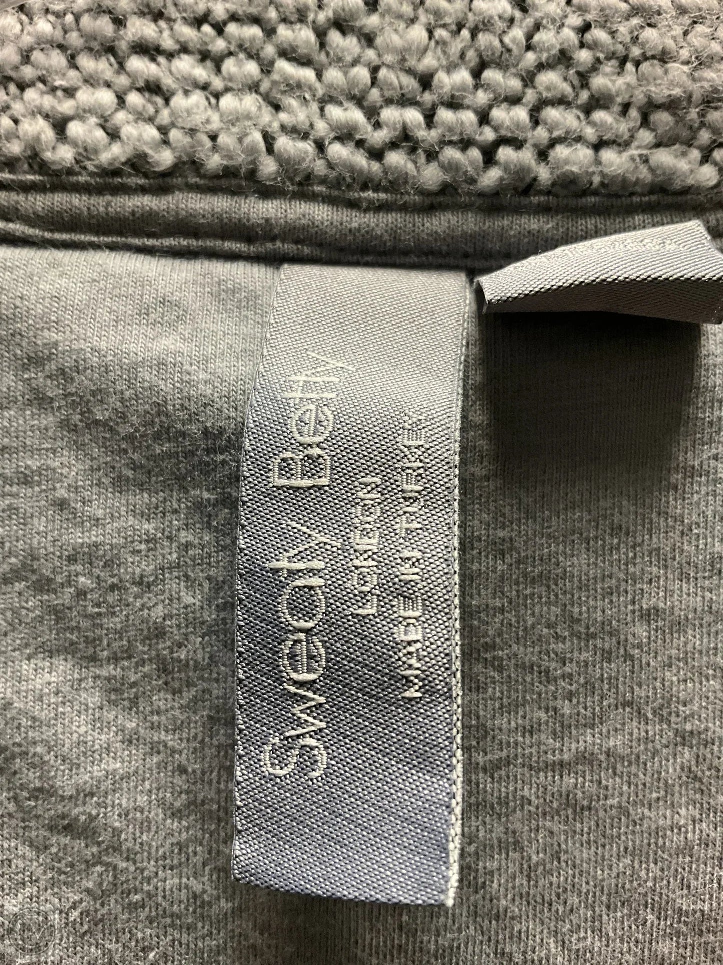 Athletic Sweatshirt Collar By Sweaty Betty In Grey, Size: S