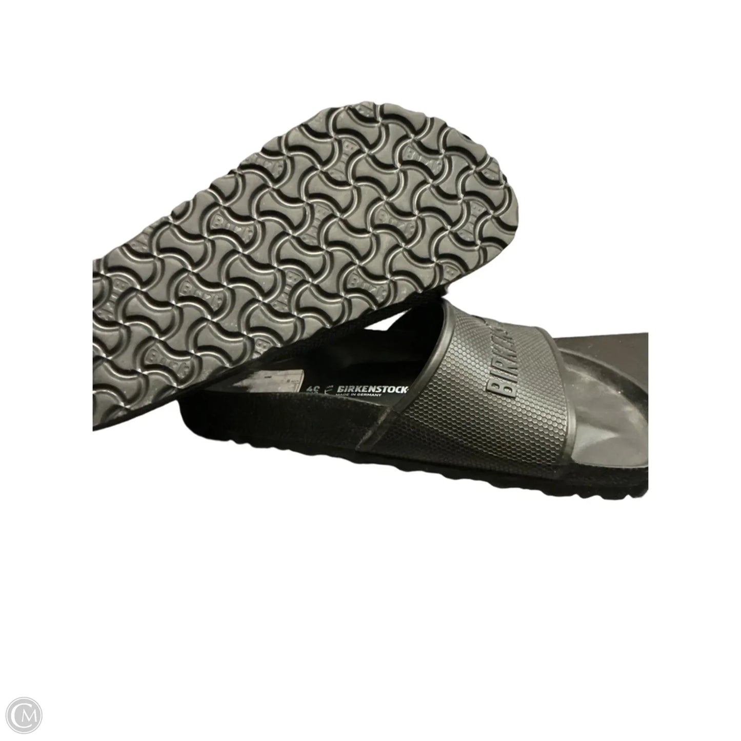Sandals Flats By Birkenstock In Black, Size: 9