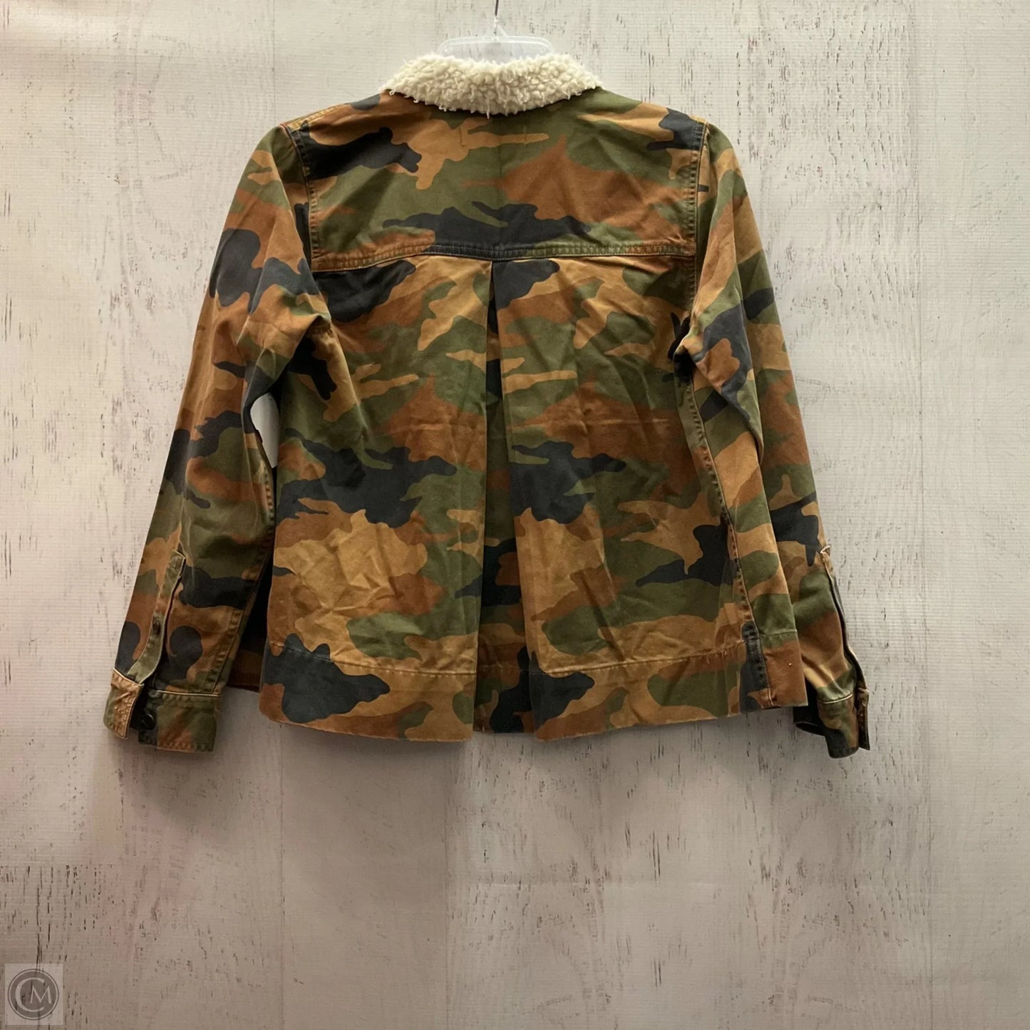 Jacket Denim By Madewell In Camouflage Print, Size: Xs