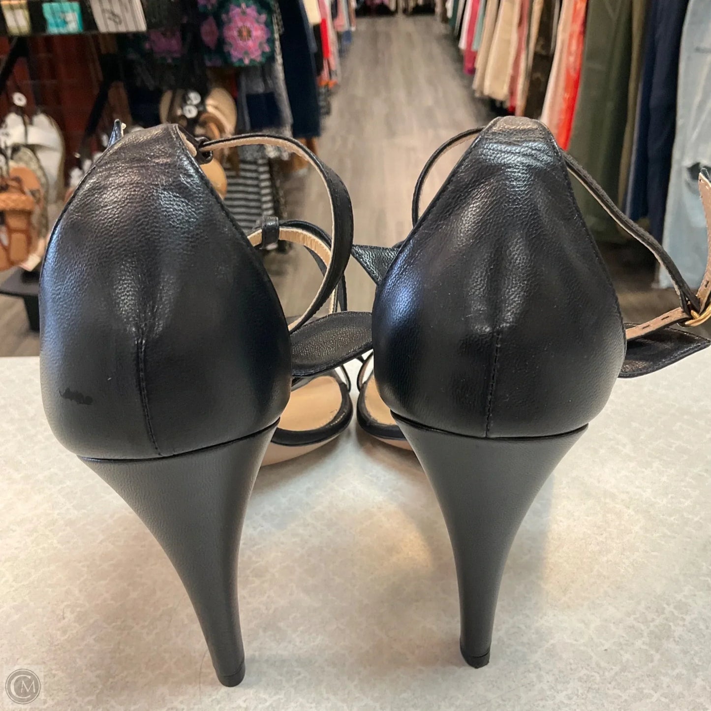 Sandals Designer By Chloe In Black, Size: 9