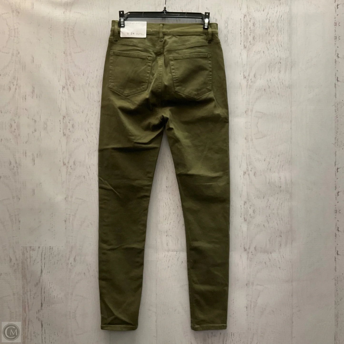 Jeans Skinny By Loft In Green, Size: 0