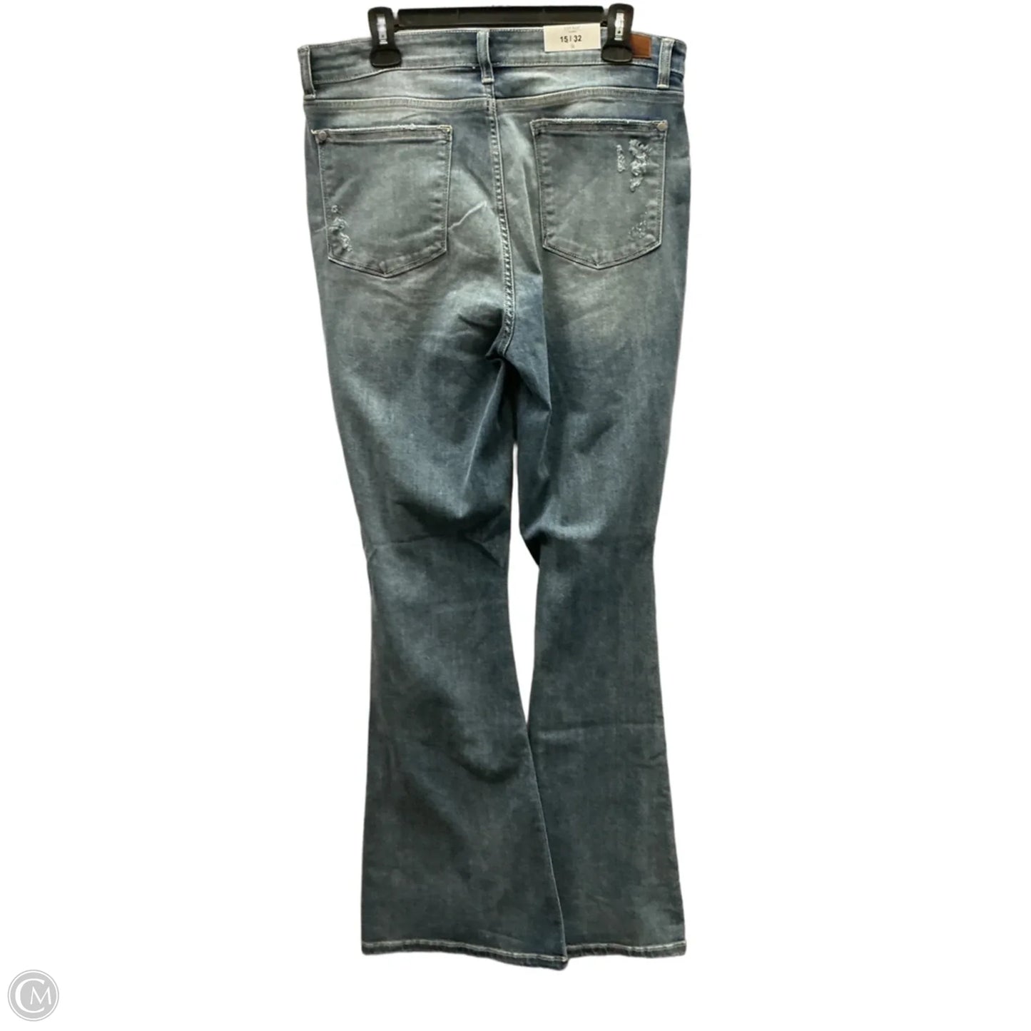 Jeans Flared By Judy Blue In Blue Denim, Size: 14