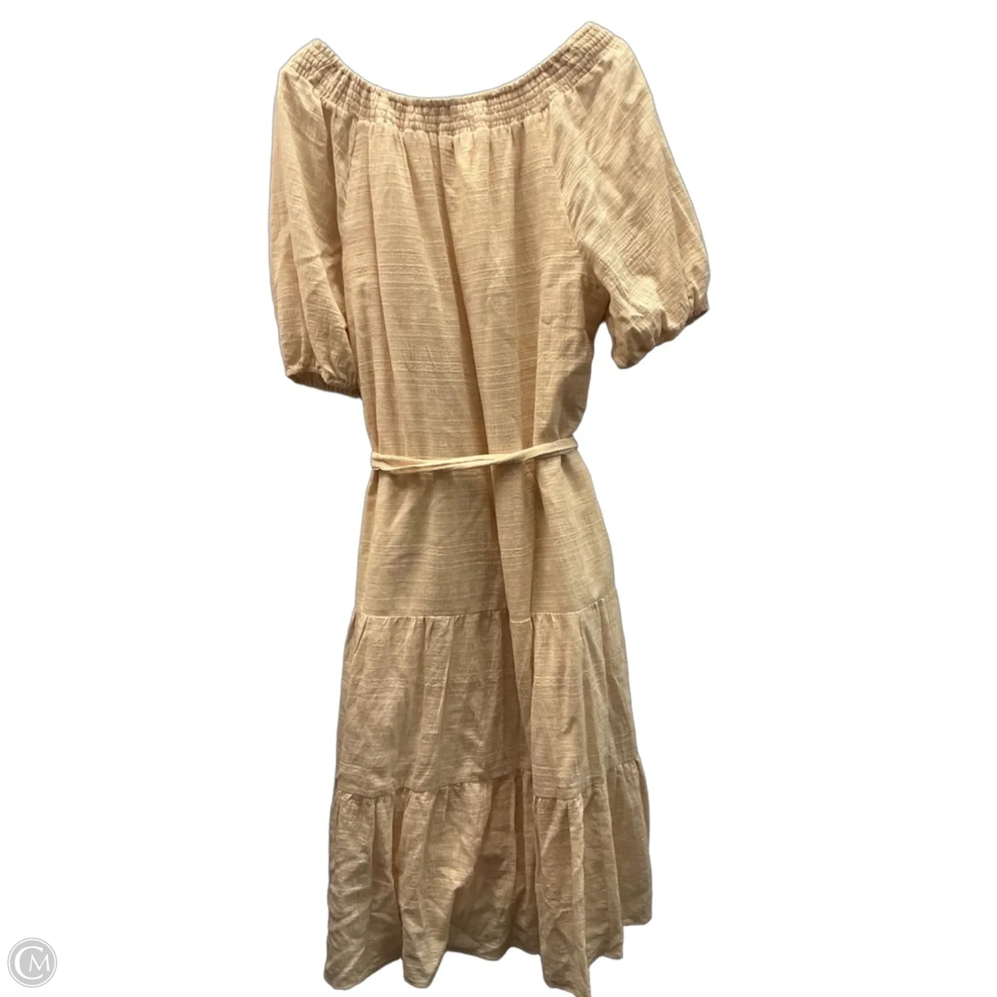 Dress Casual Short By Evereve In Beige, Size: L