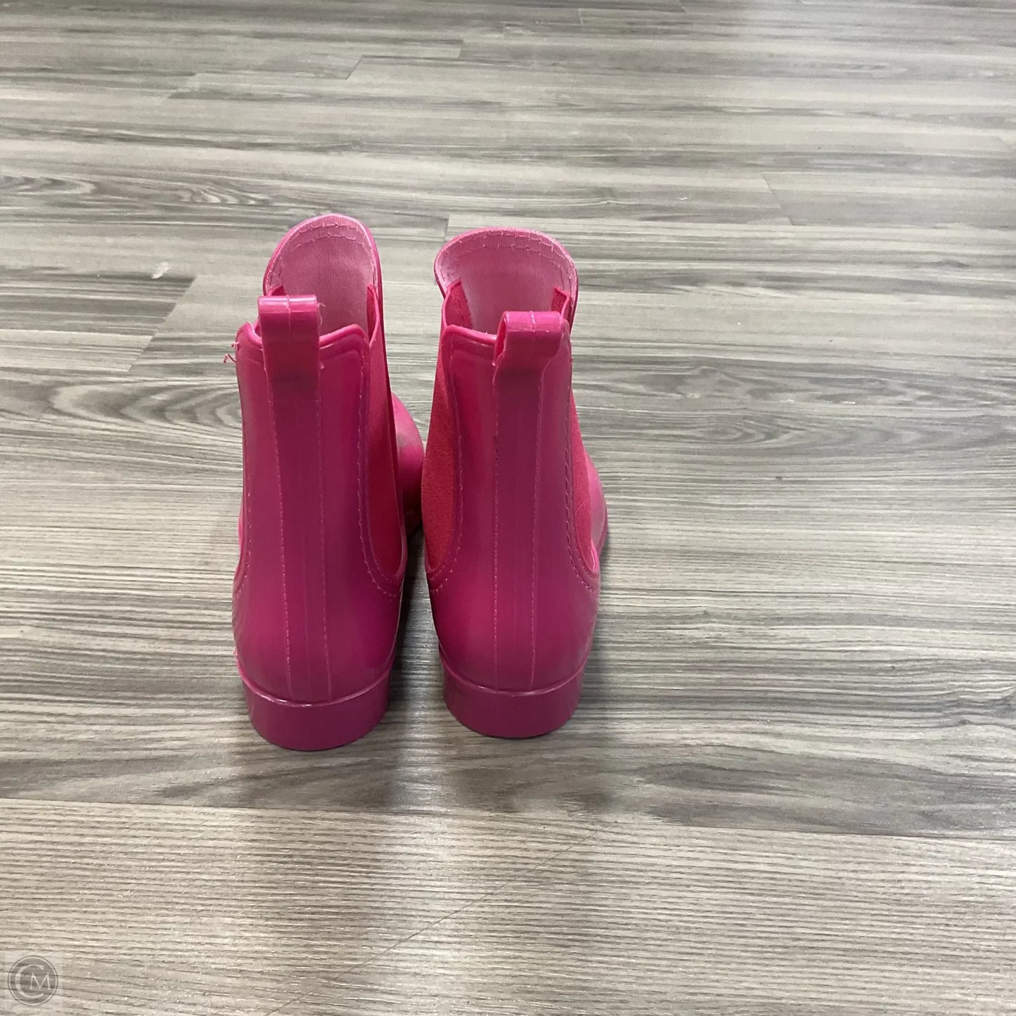 Boots Rain By Clothes Mentor In Pink, Size: 8