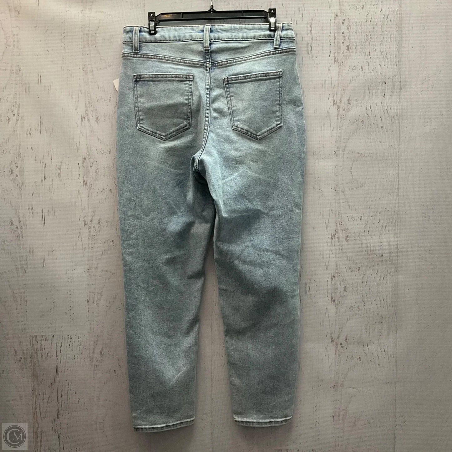 Jeans Straight By Time And Tru In Blue Denim, Size: 8