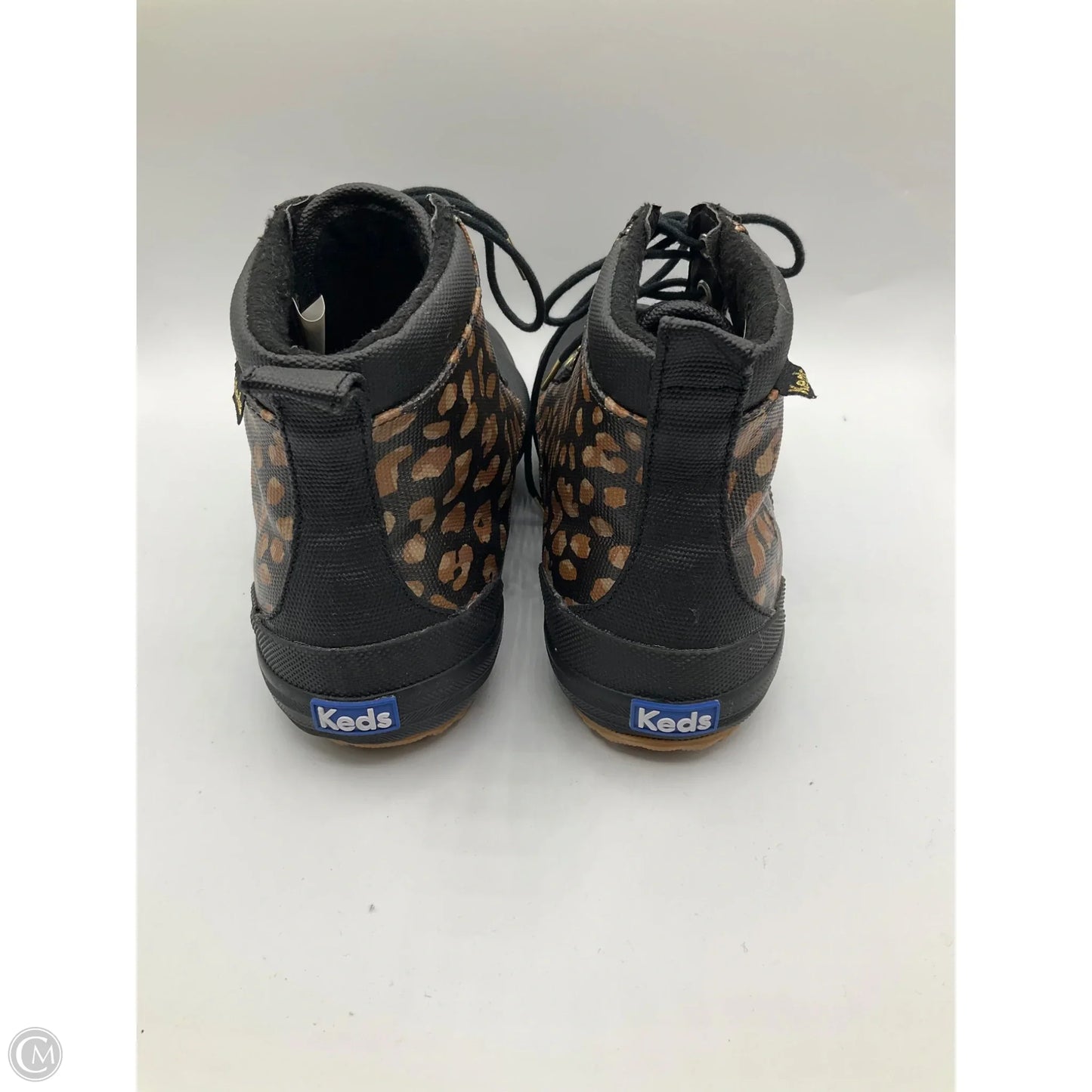 Boots Ankle Flats By Keds In Black & Brown, Size: 9.5