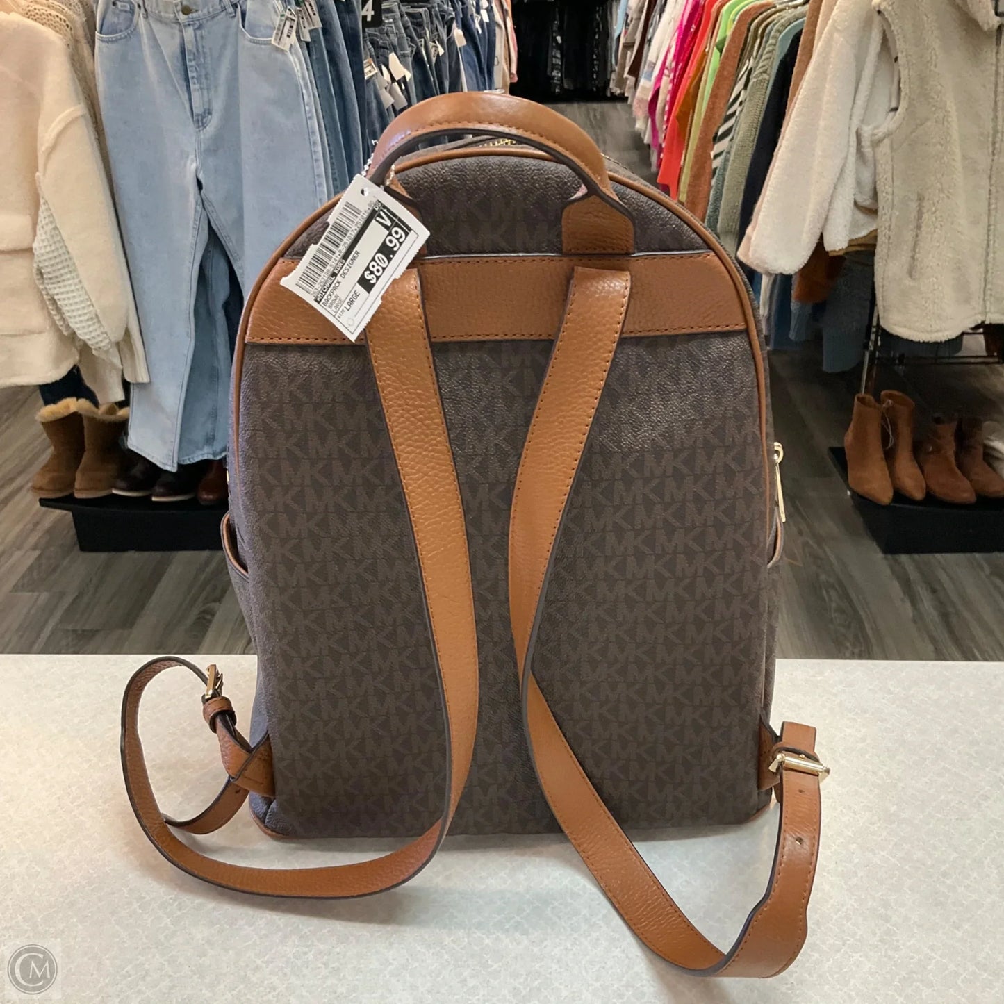 Backpack Designer By Michael Kors, Size: Large