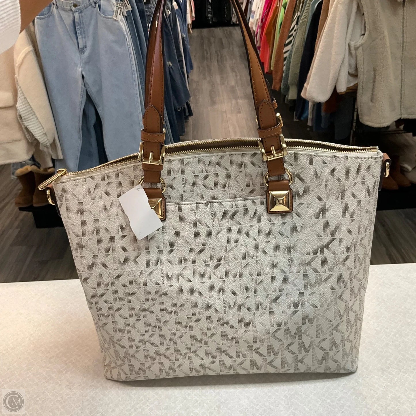 Handbag Designer By Michael Kors, Size: Medium