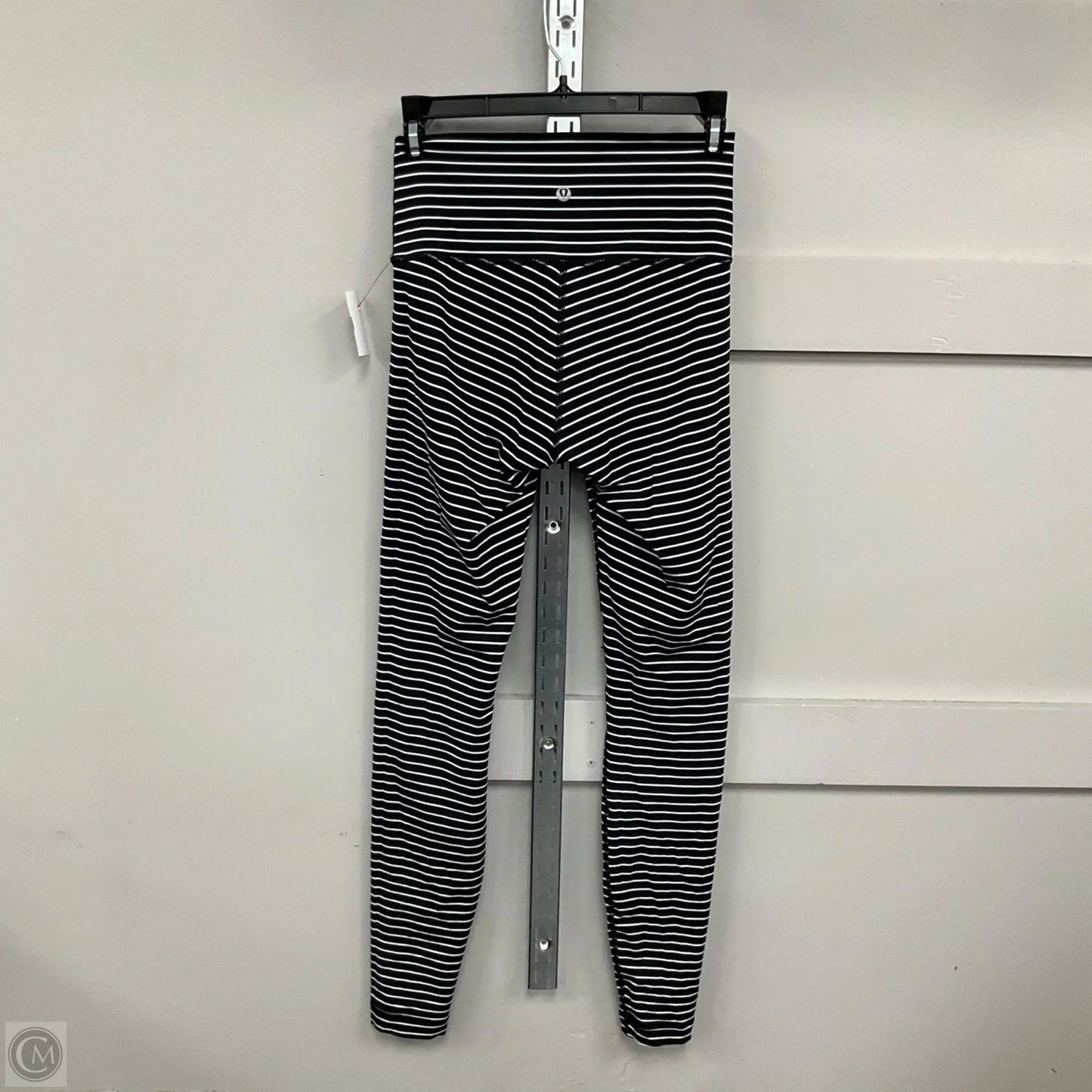 Athletic Leggings By Lululemon In Black & White, Size: 6