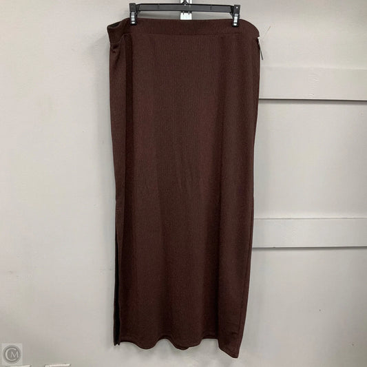 Skirt Maxi By Old Navy In Bronze, Size: Xl