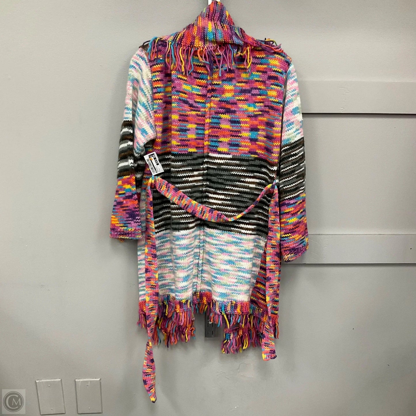 Cardigan By Pol In Rainbow Print, Size: S