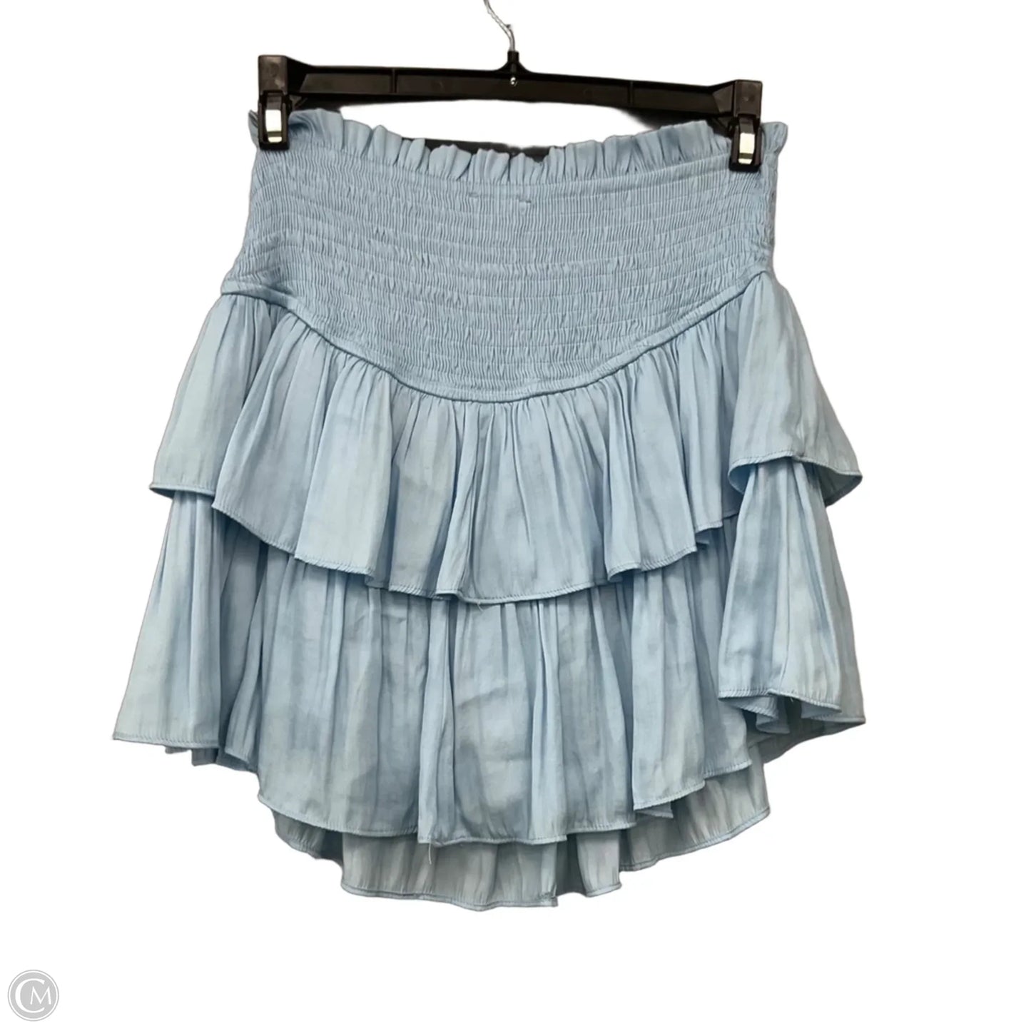 Skirt Mini & Short By Ee Some In Blue, Size: S