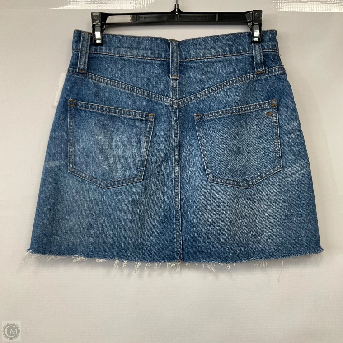 Skirt Mini & Short By Madewell In Blue Denim, Size: 6