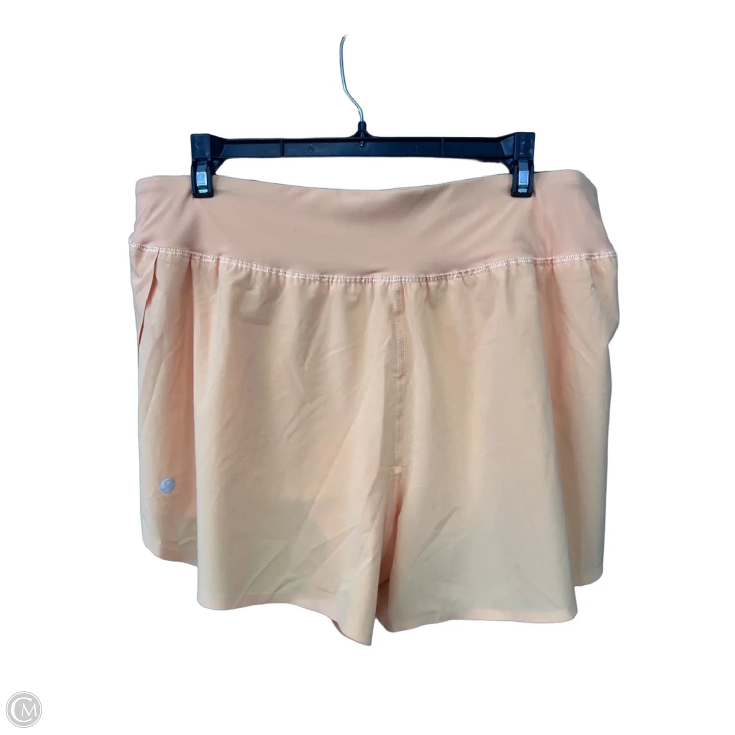 Athletic Shorts By Lululemon In Orange, Size: L