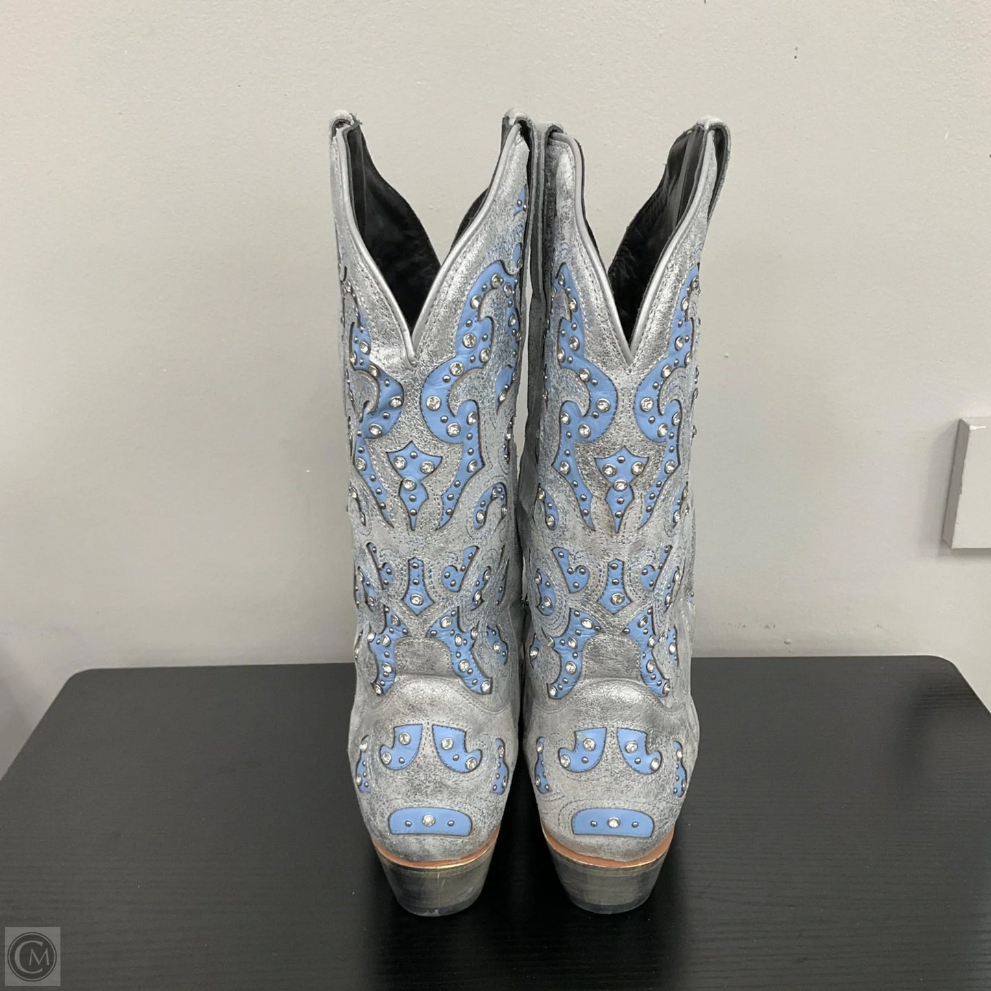 Boots Western By Cmb In Silver, Size: 10