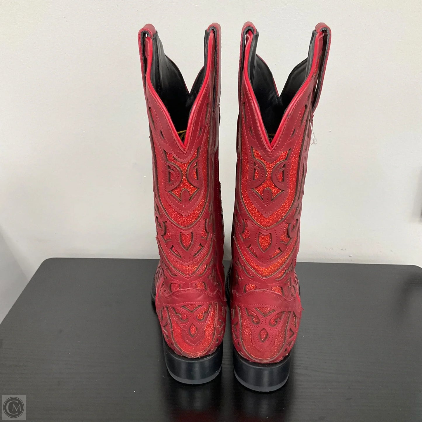 Boots Western By Cmb In Red, Size: 9.5