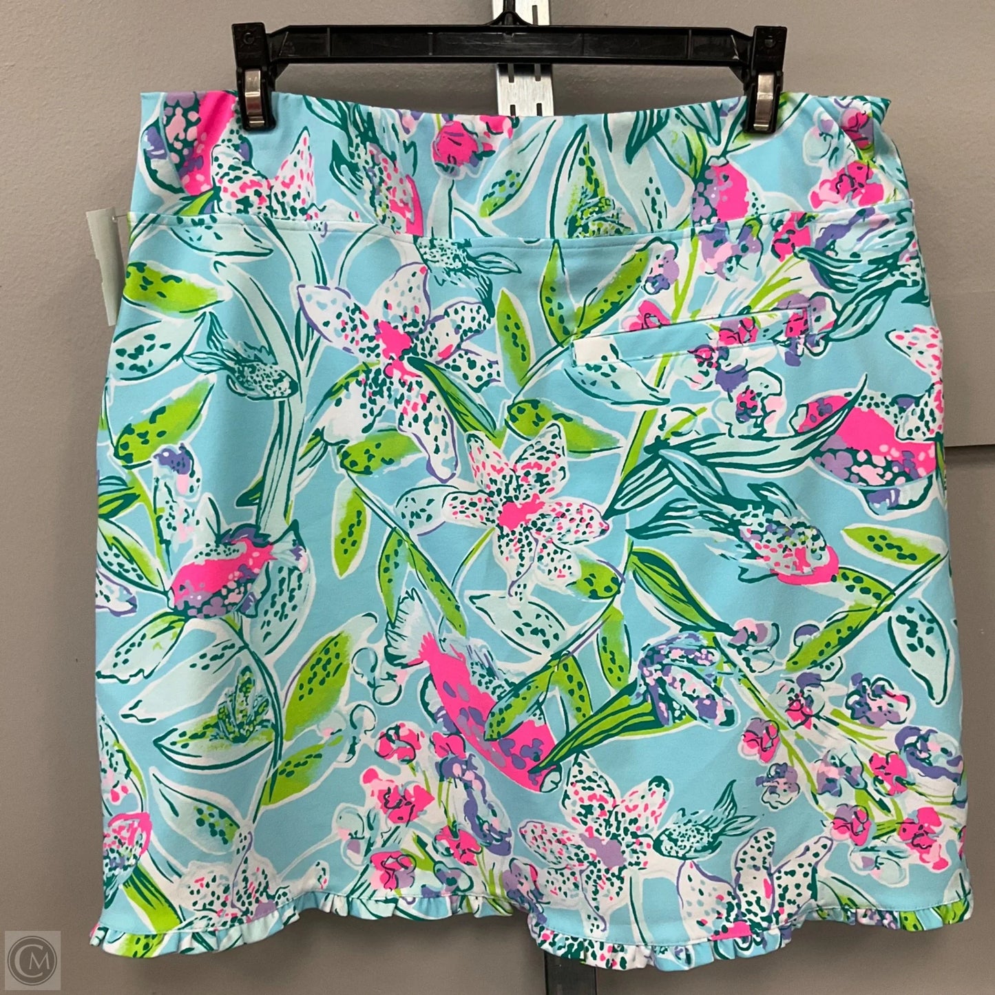 Skort Designer By Lilly Pulitzer Luxletic In Blue, Size: 10