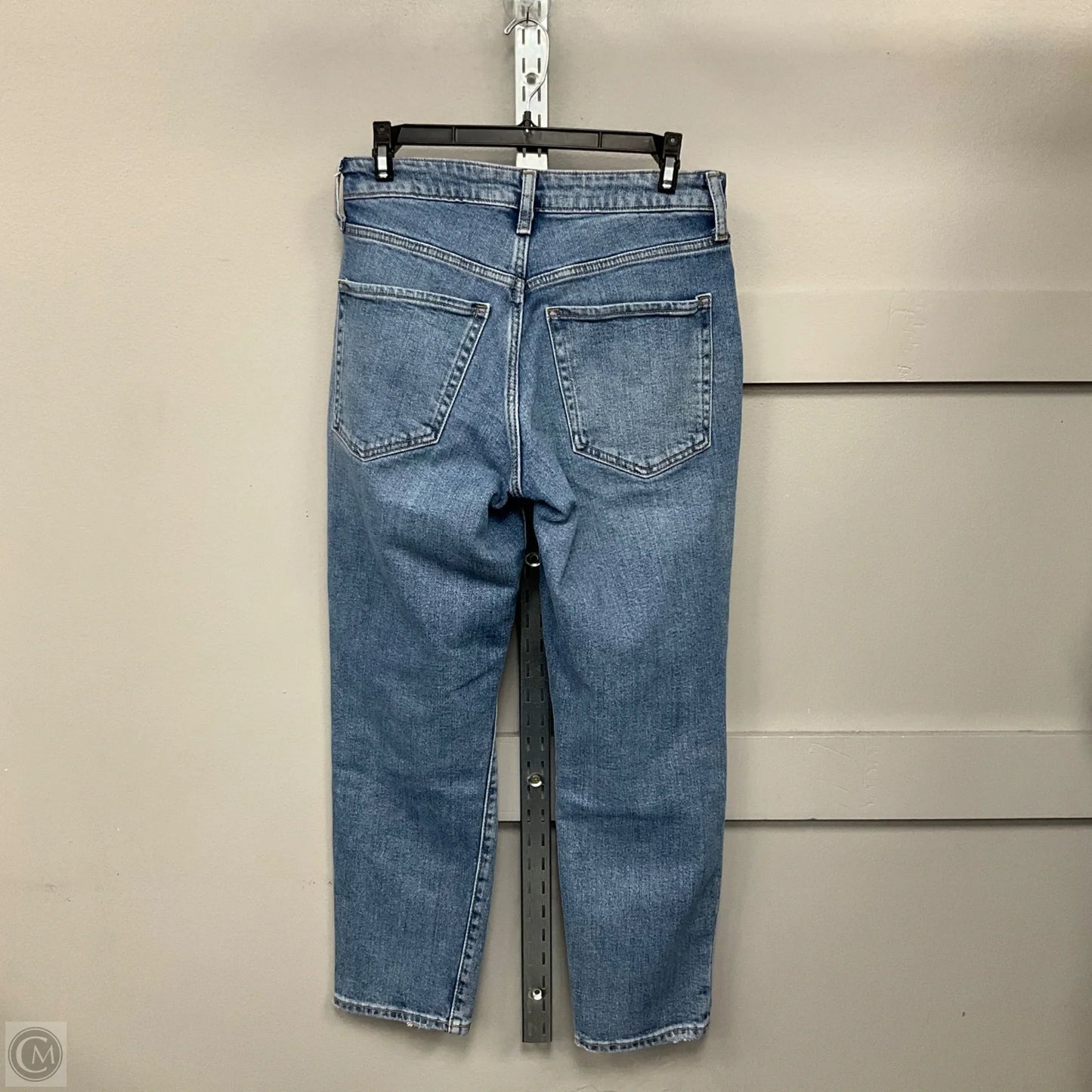 Jeans Straight By Old Navy In Blue Denim, Size: 4p