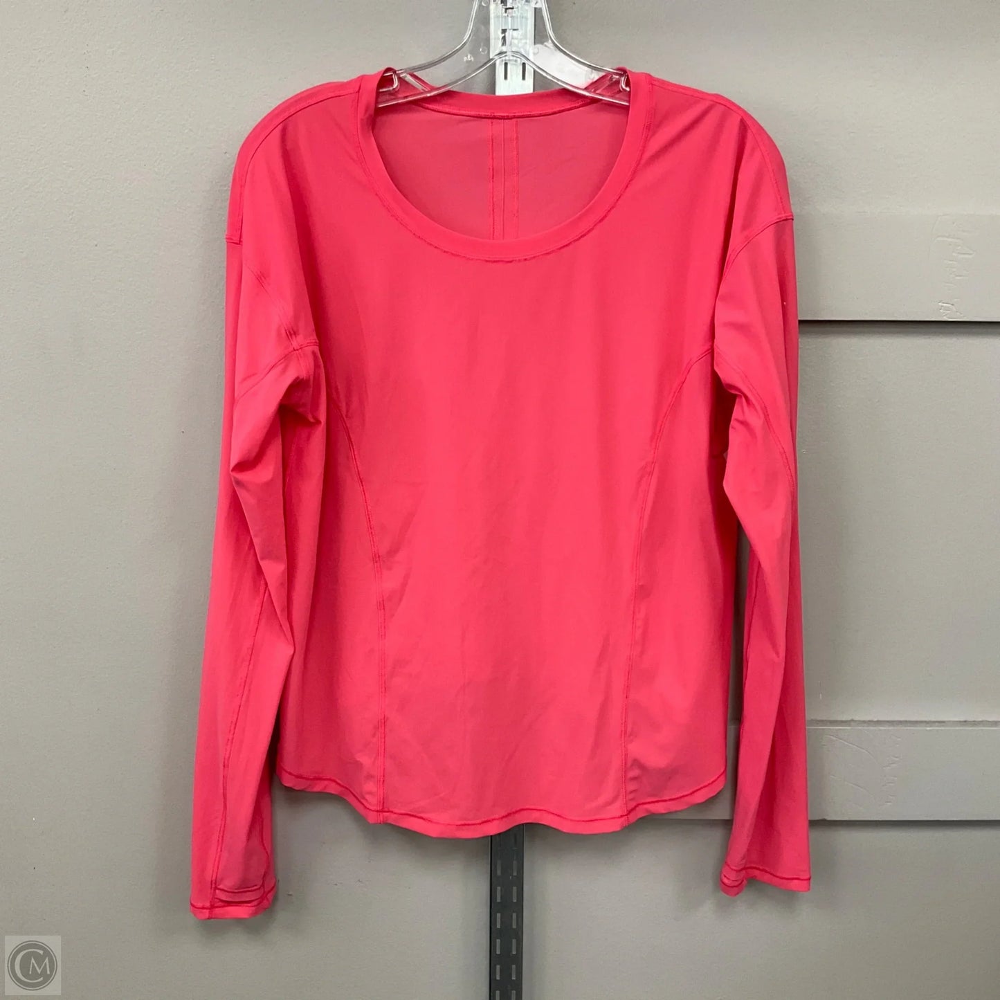 Athletic Top Long Sleeve Crewneck By Lululemon In Pink, Size: 10