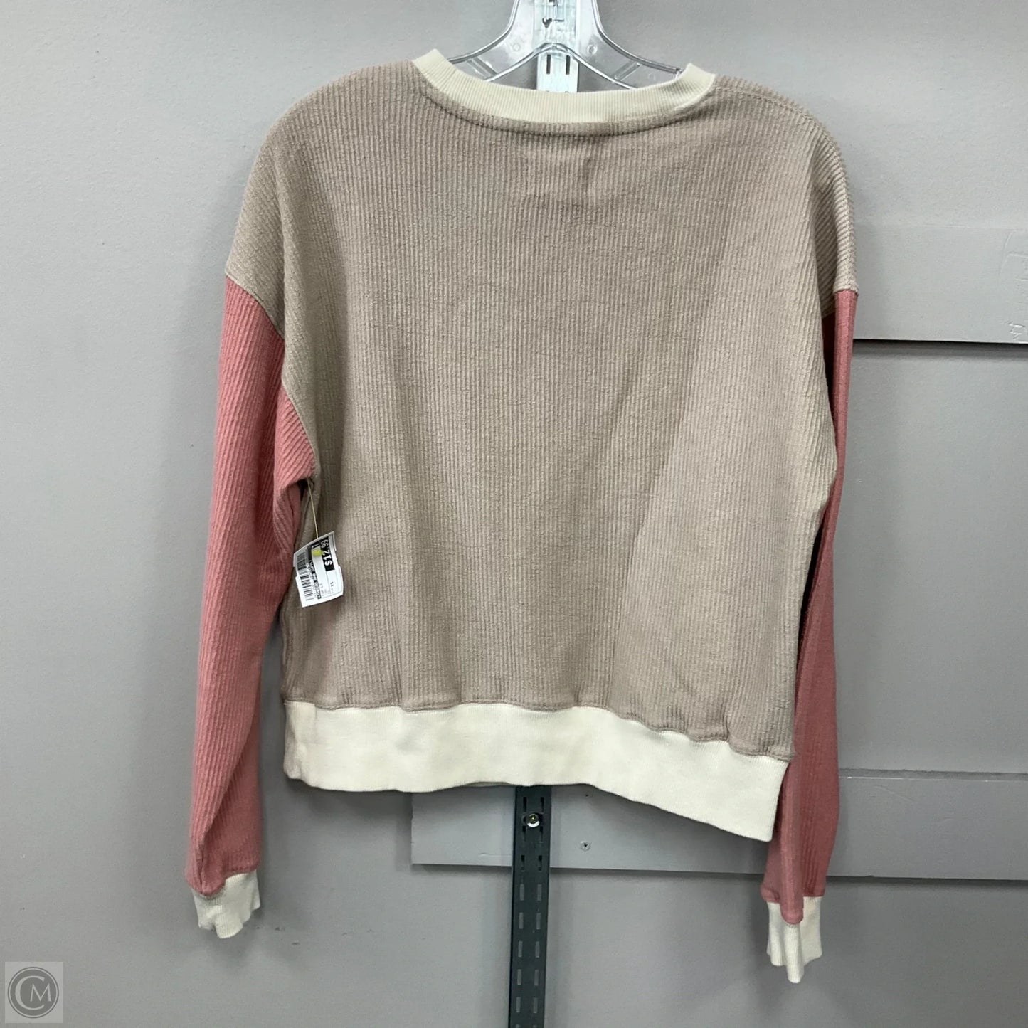 Top Long Sleeve By Thread And Supply In Tan, Size: Xs