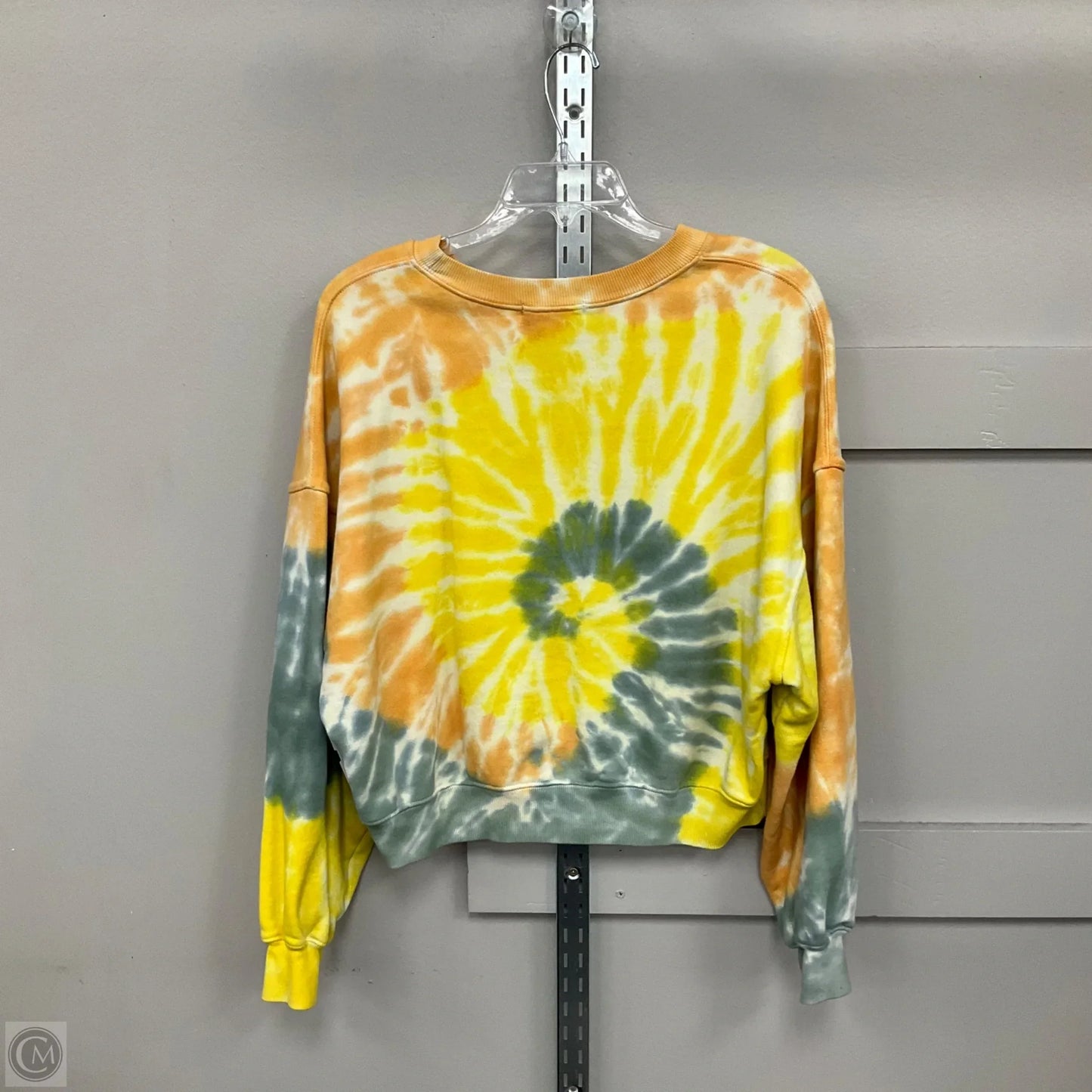 Sweatshirt Crewneck By Agolde In Tie Dye Print, Size: S