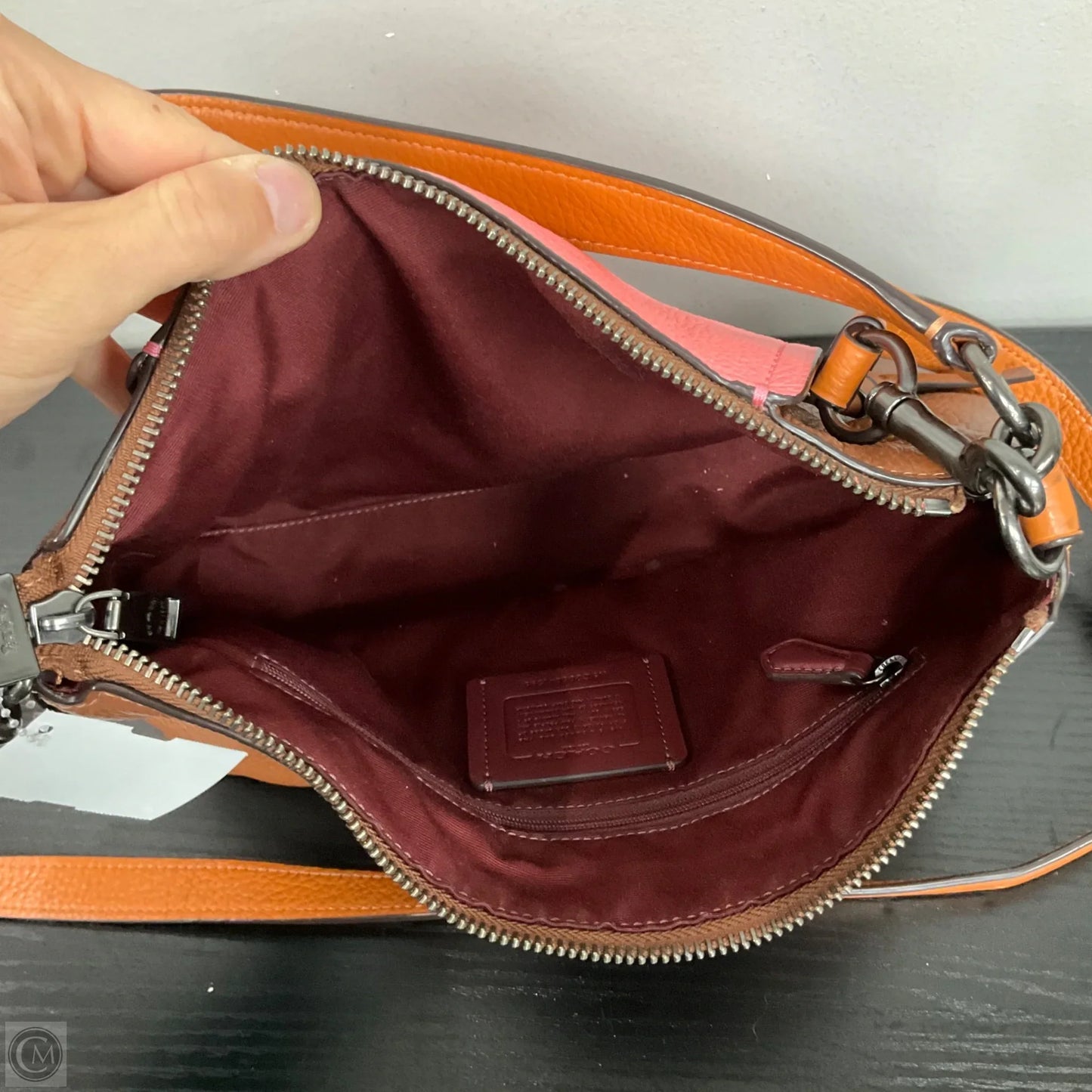Crossbody Designer By Coach, Size: Small