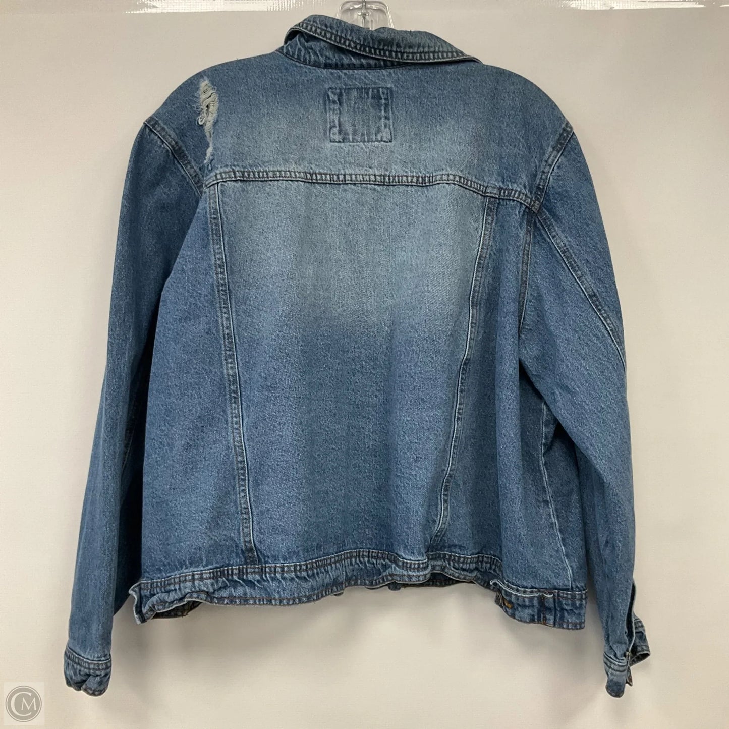 Jacket Denim By Highway In Blue Denim, Size: 3x