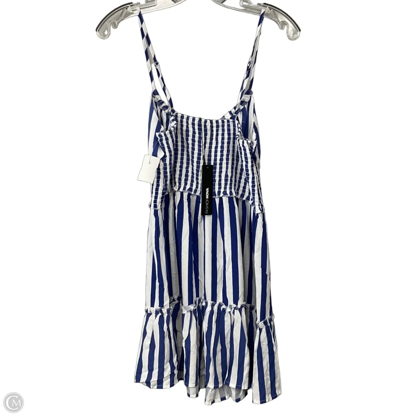 Dress Casual Short By Fashion Nova In Striped Pattern, Size: S