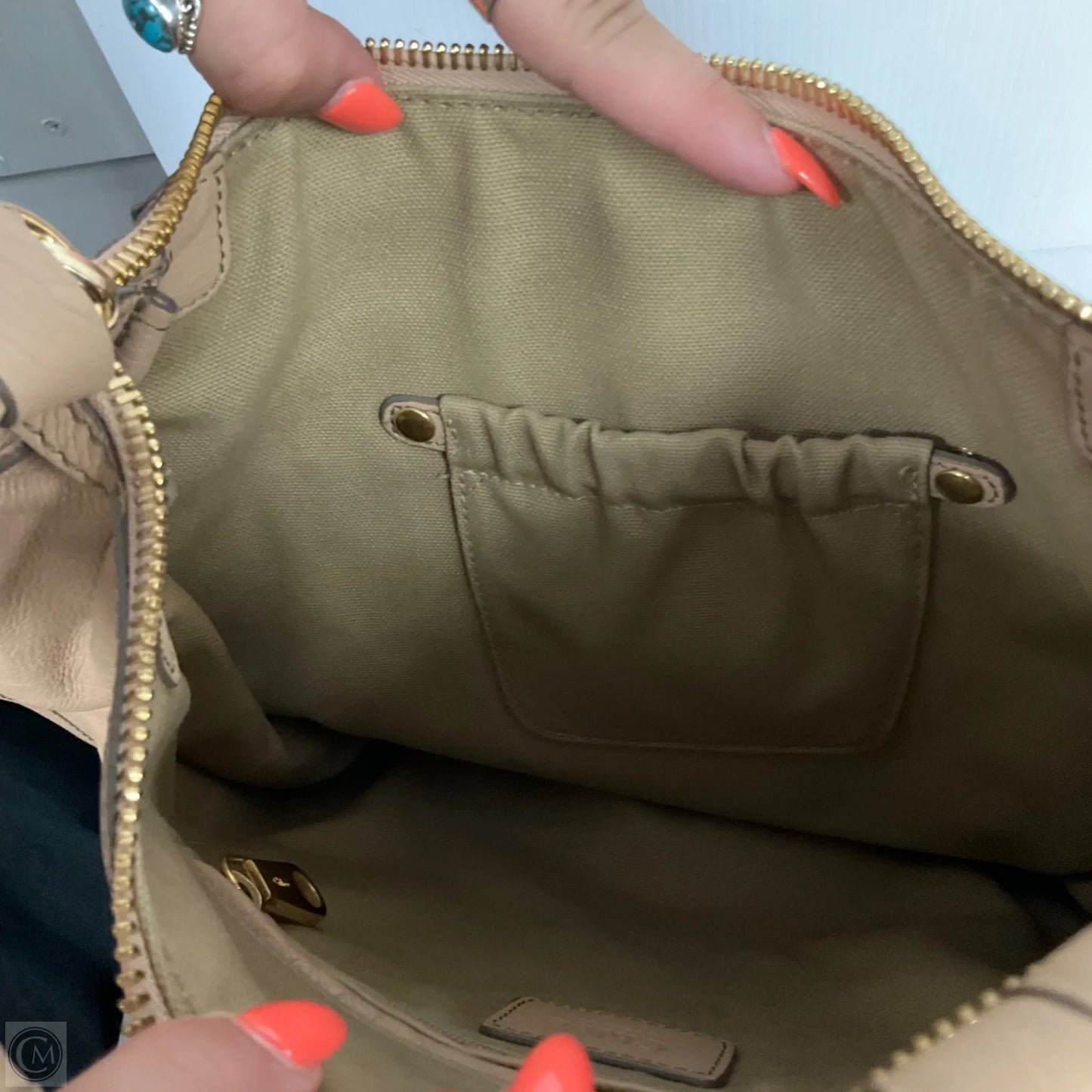 Handbag Luxury Designer By Chloe, Size: Medium