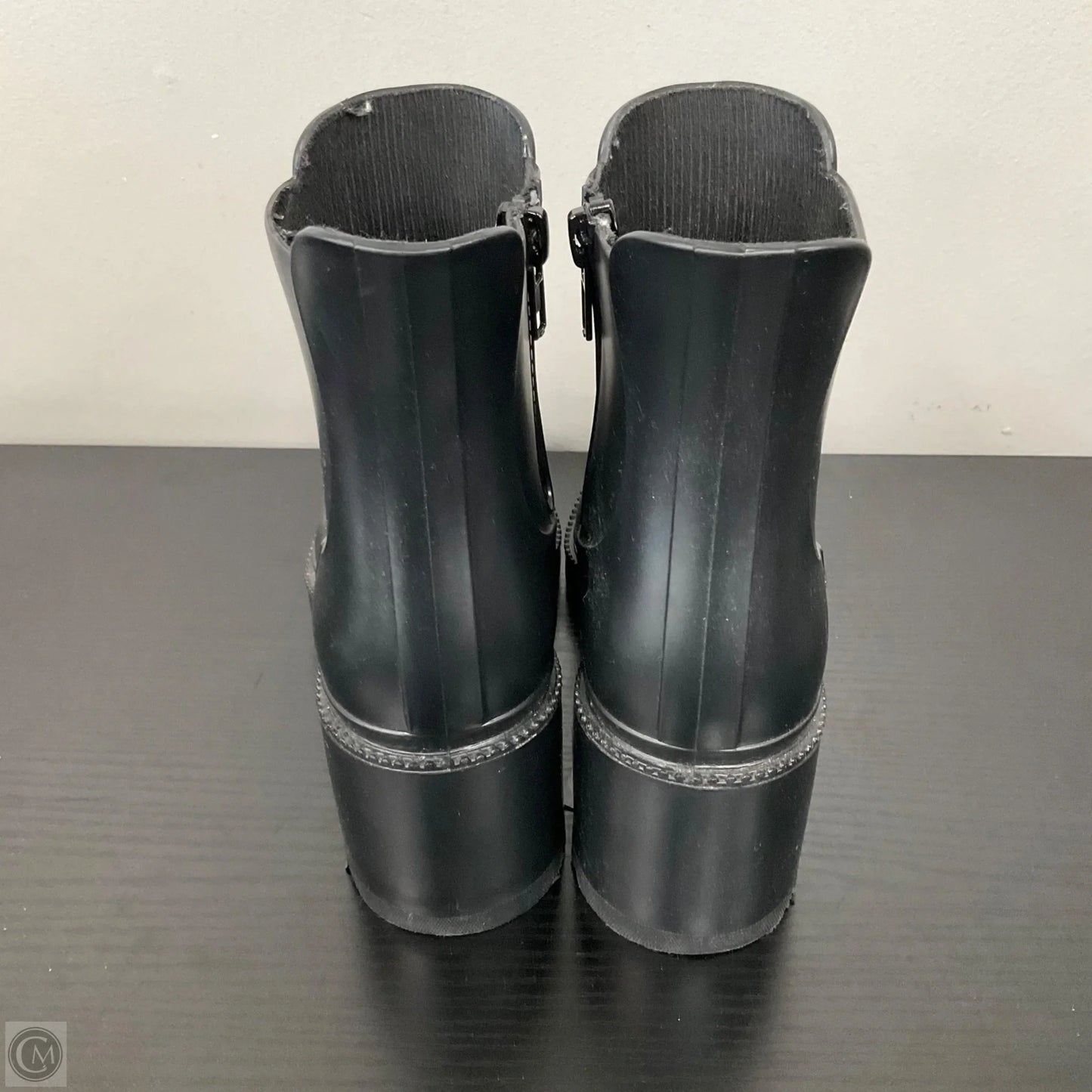 Boots Ankle Heels By Inc In Black, Size: 7