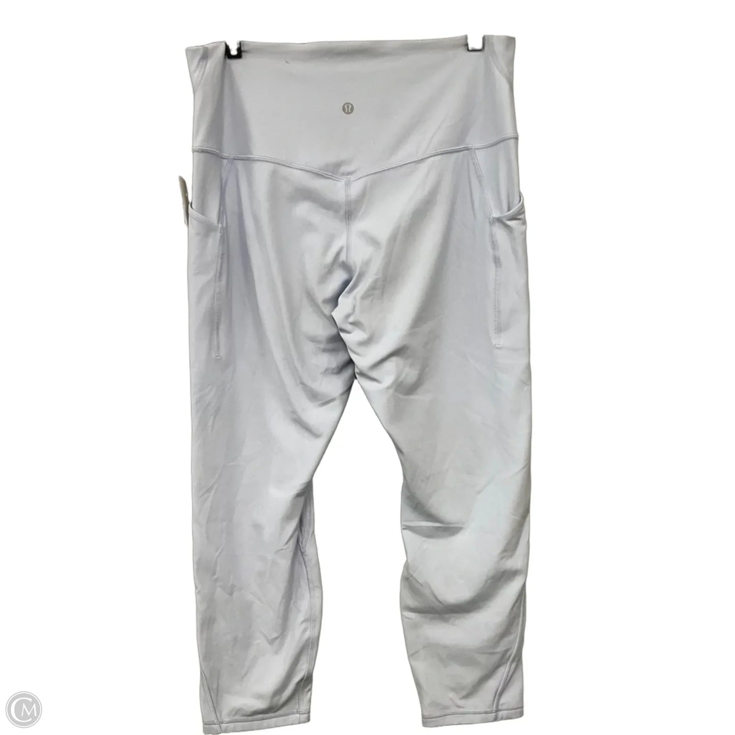 Athletic Legging capris By Lululemon In Blue, Size: 12