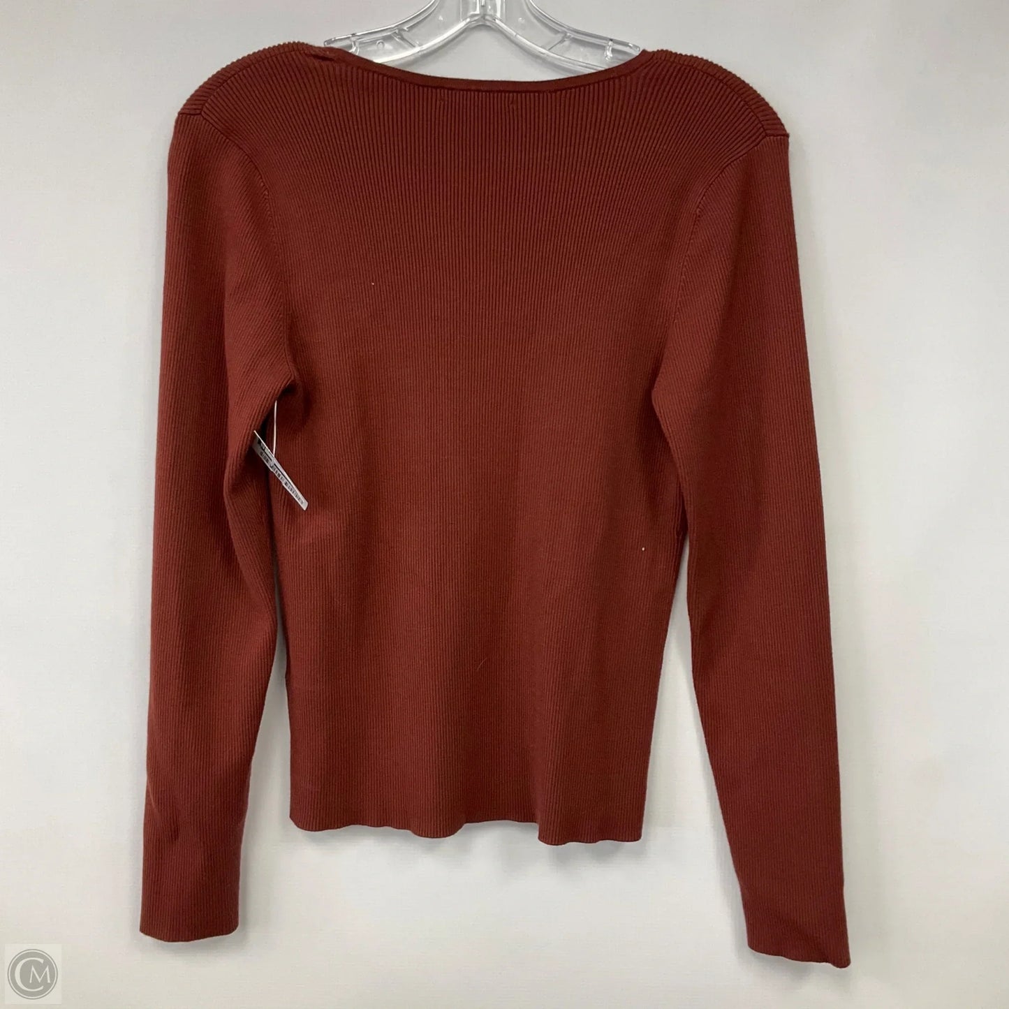 Top Long Sleeve By Madewell In Orange, Size: Xl