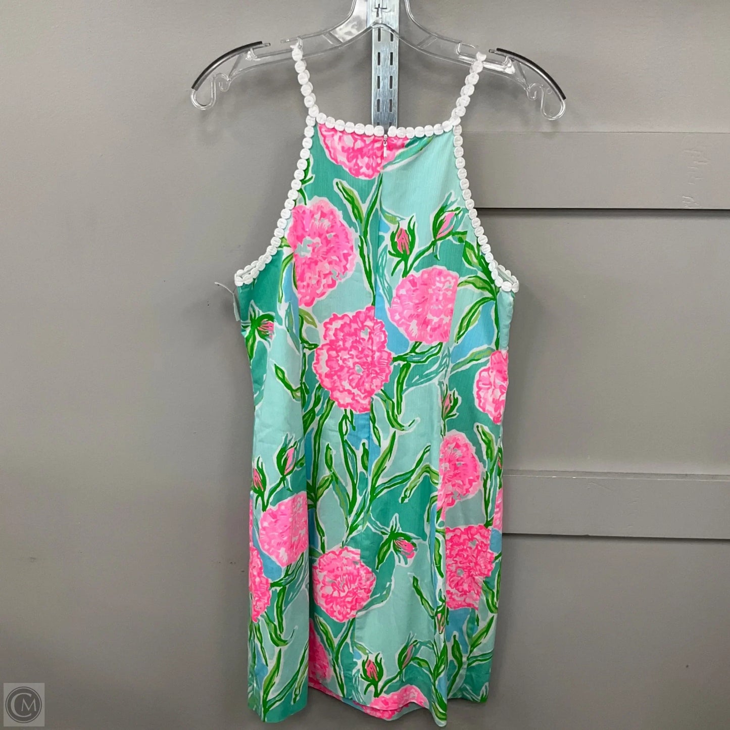 Dress Designer By Lilly Pulitzer In Green & Pink, Size: 6