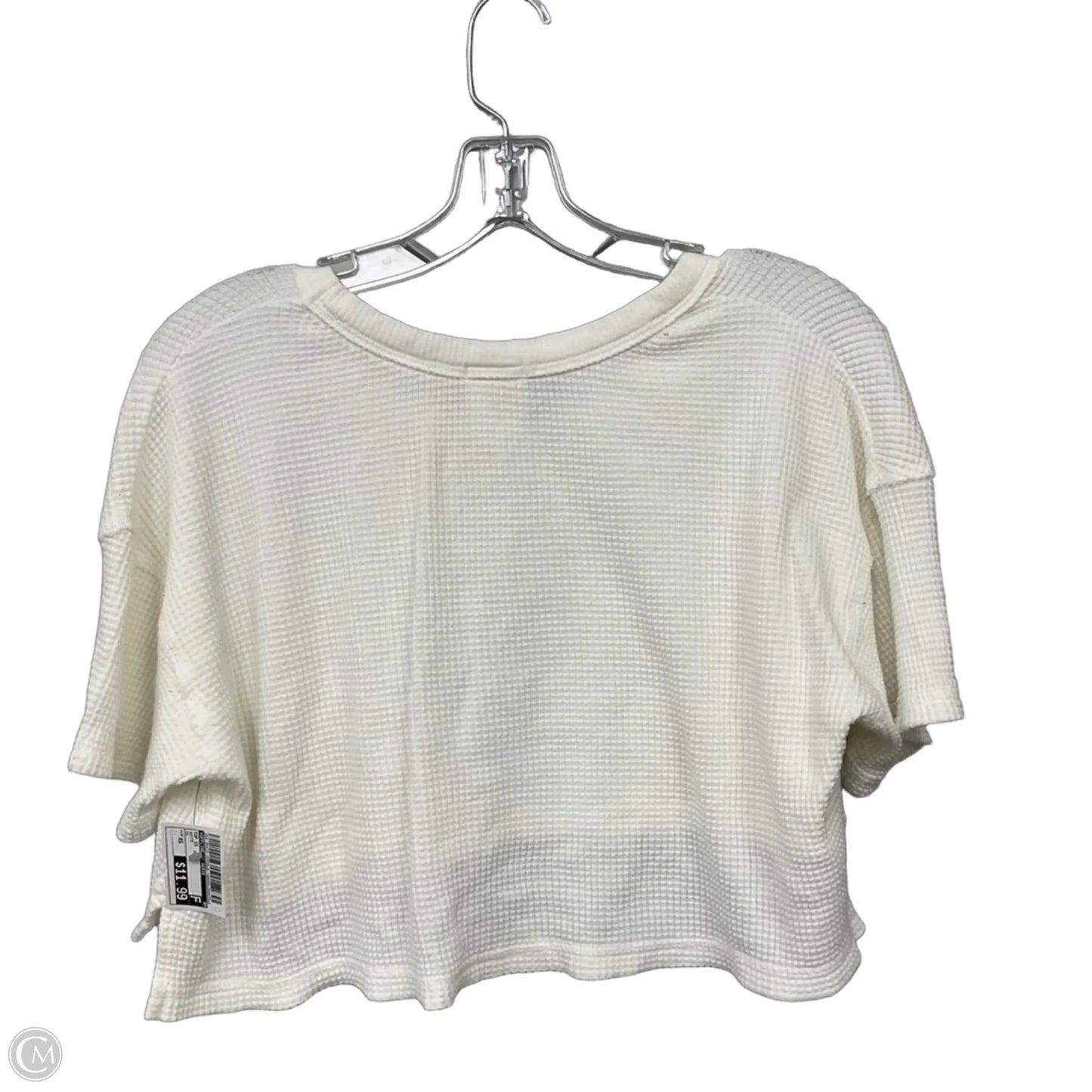 Top Short Sleeve By Offline In White, Size: Xs