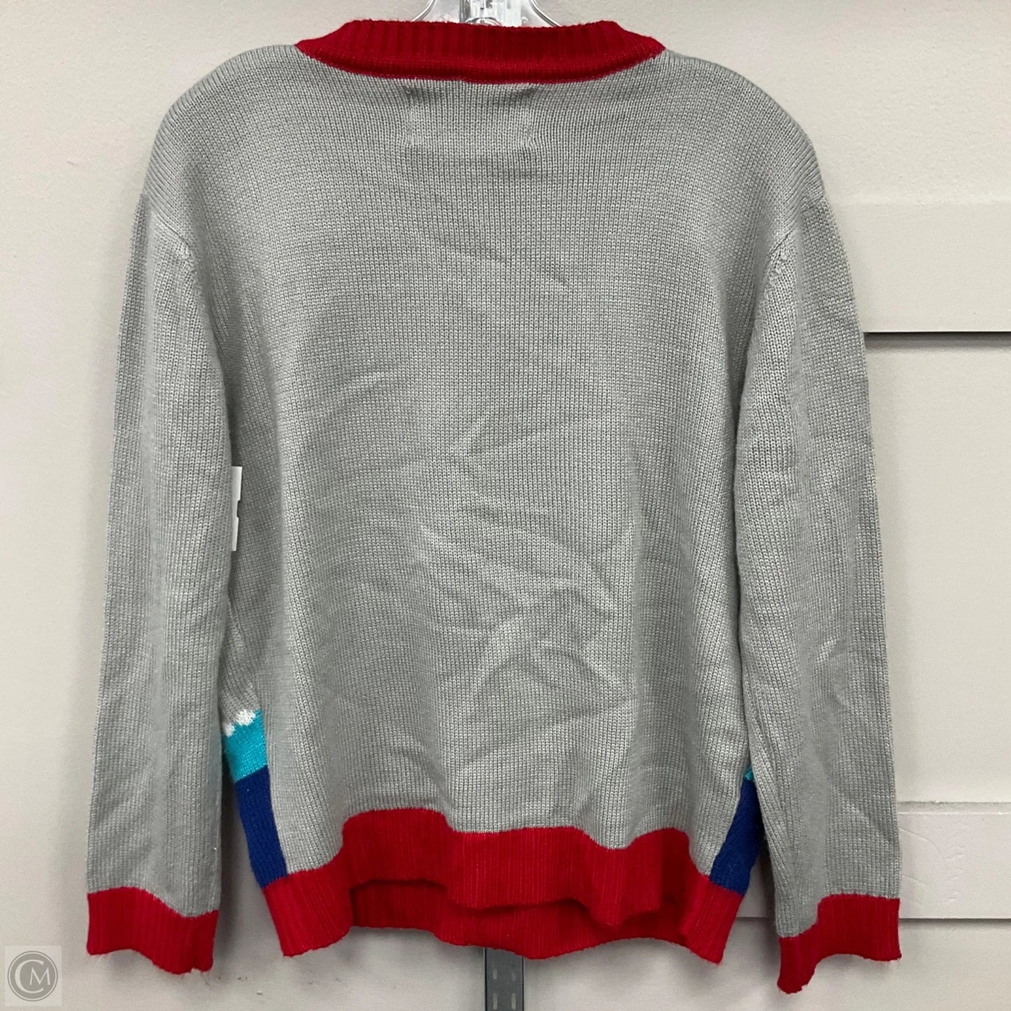 Sweater By Cme In Green & Red, Size: M