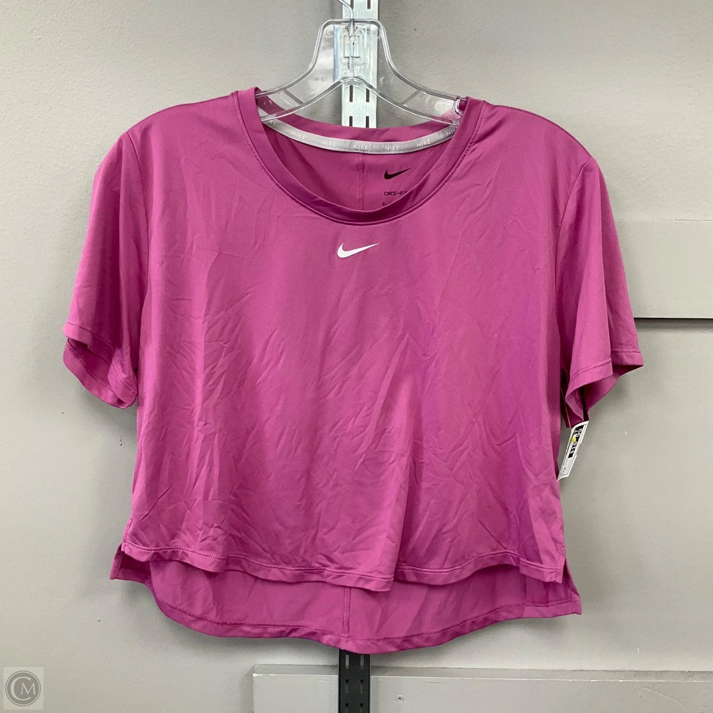 Top Short Sleeve Basic By Nike Apparel In Pink, Size: M