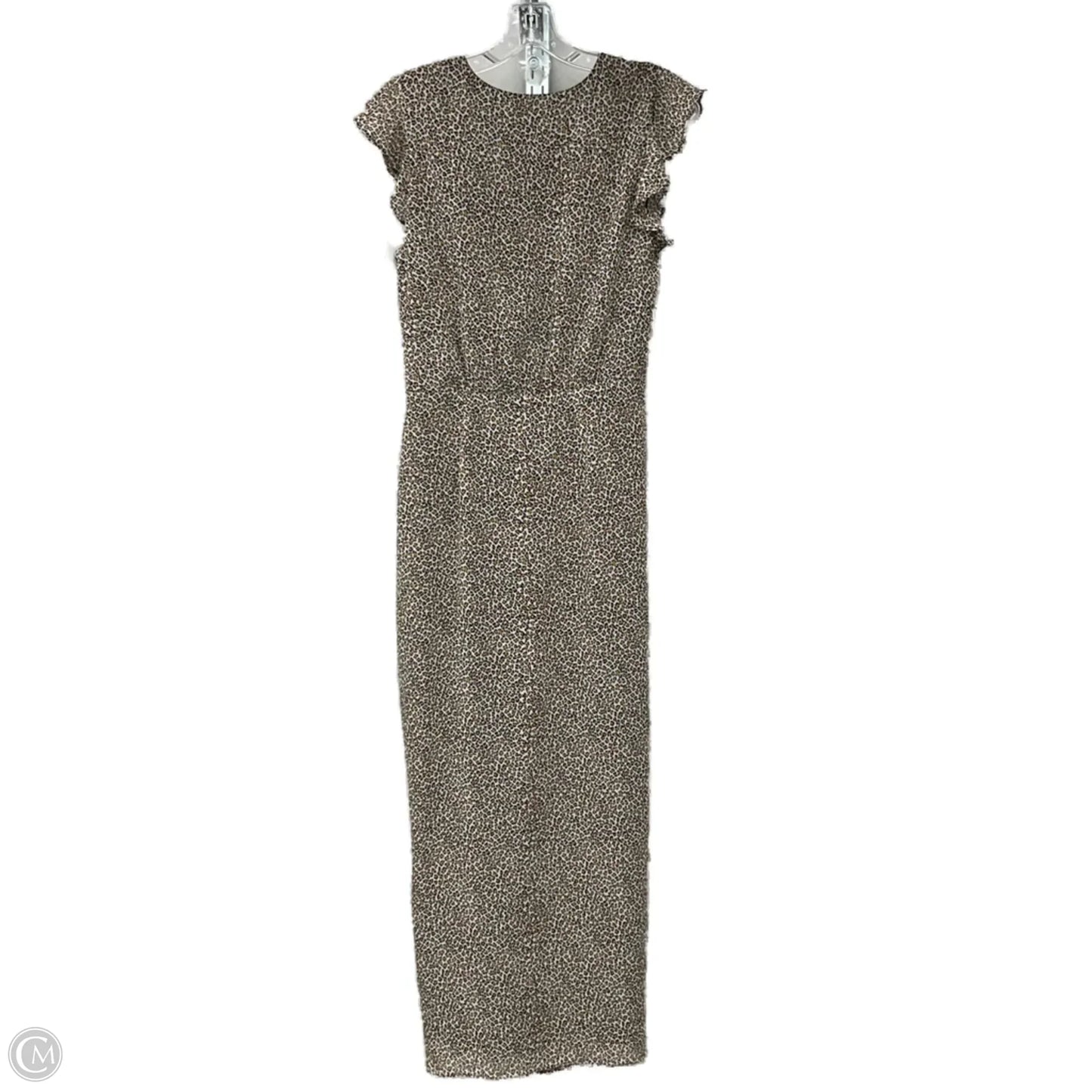 Dress Casual Maxi By Banana Republic In Animal Print, Size: 4