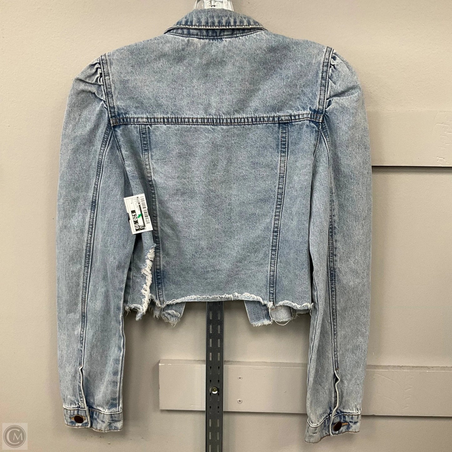 Jacket Denim By Mono B In Blue Denim, Size: S