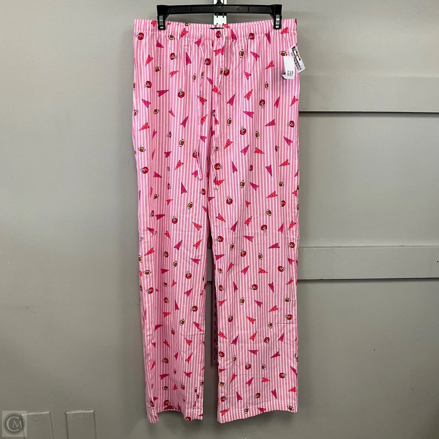 Football Pajama Pants By Gap In Pink, Size: S