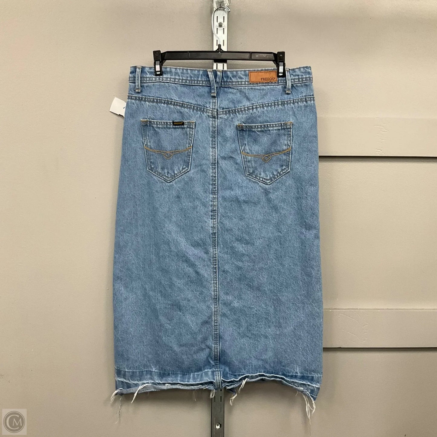 Skirt Maxi By Clothes Mentor In Blue Denim, Size: 8