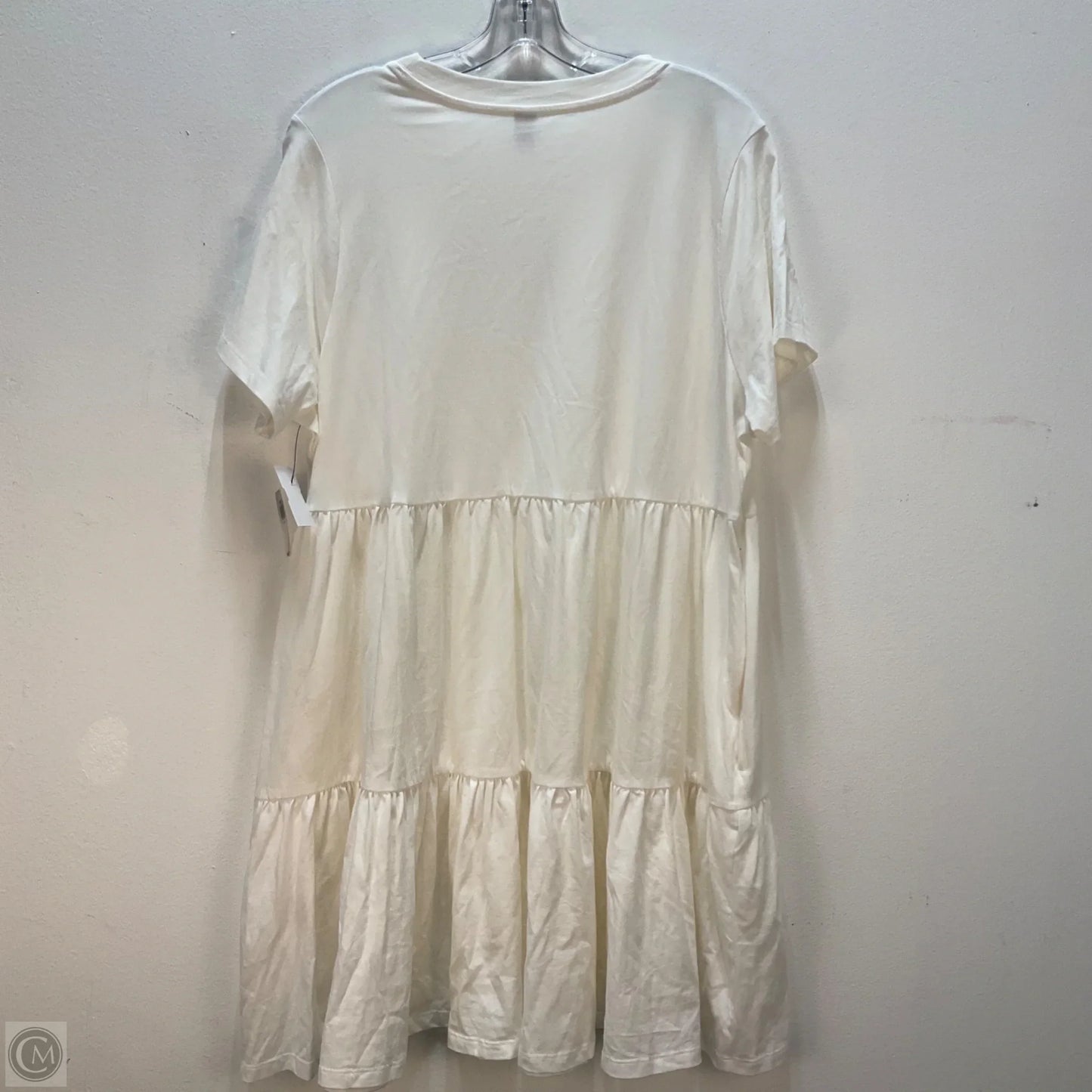 Dress Casual Midi By Old Navy In Cream, Size: Xl
