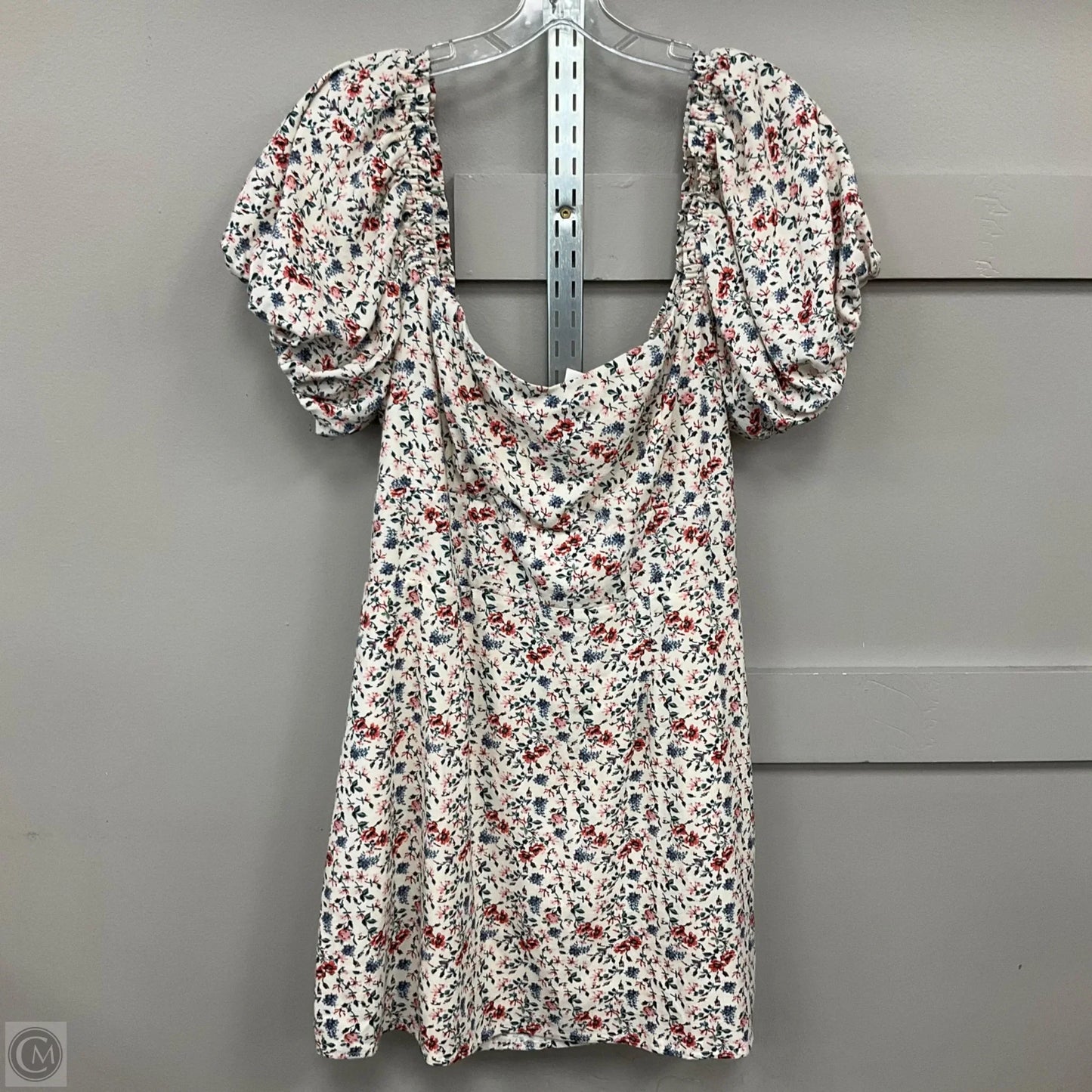 Dress Casual Short By Mi Ami In Floral Print, Size: Xl