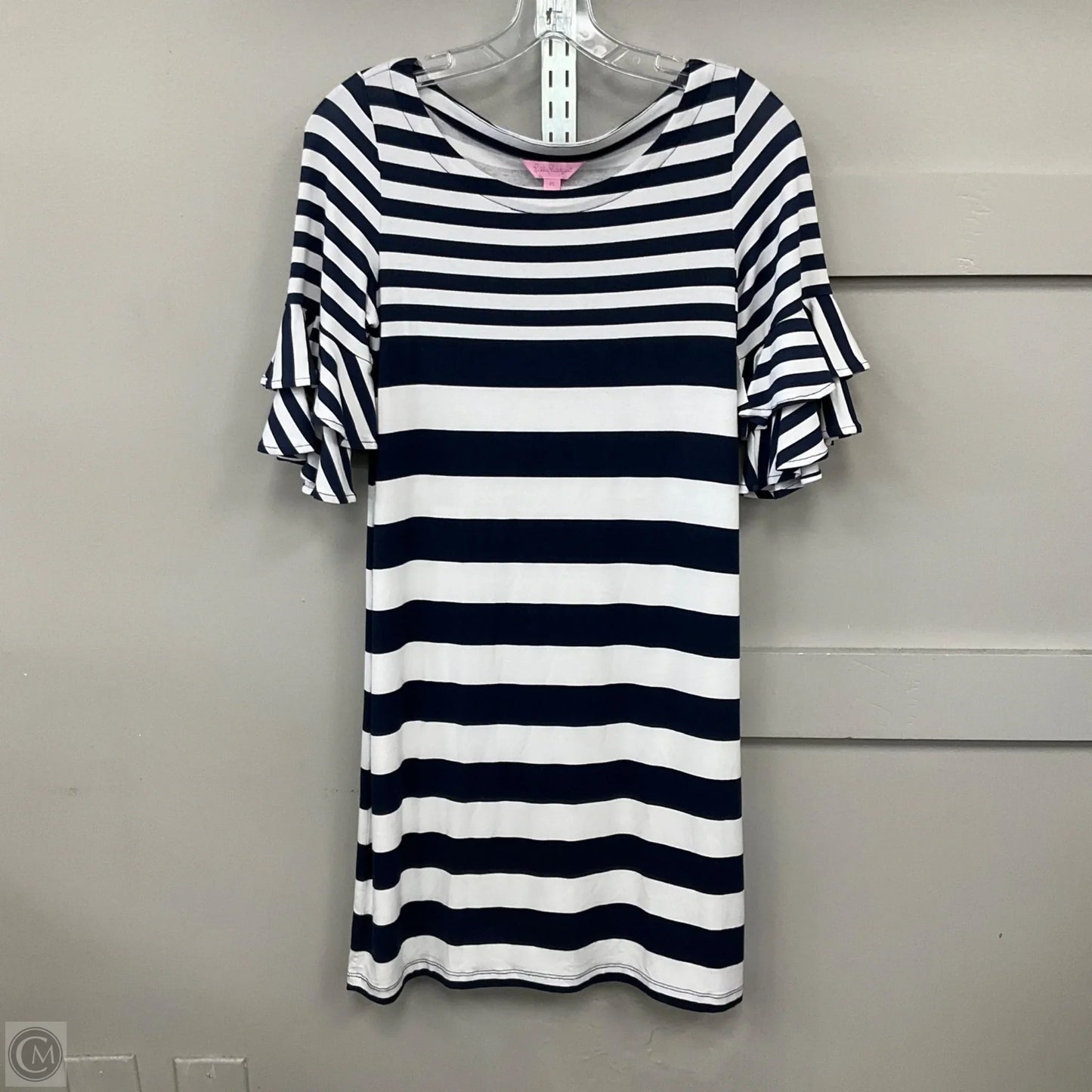 Dress Designer By Lilly Pulitzer In Striped Pattern, Size: Xs