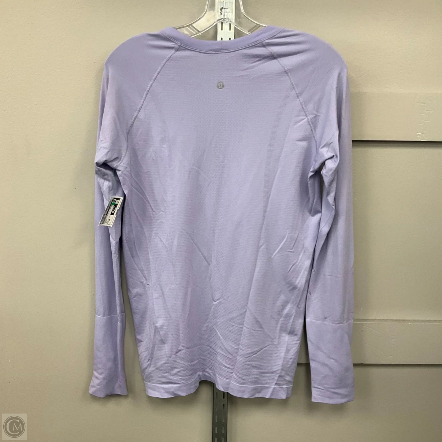 Athletic Top Long Sleeve Crewneck By Lululemon In Purple, Size: 10