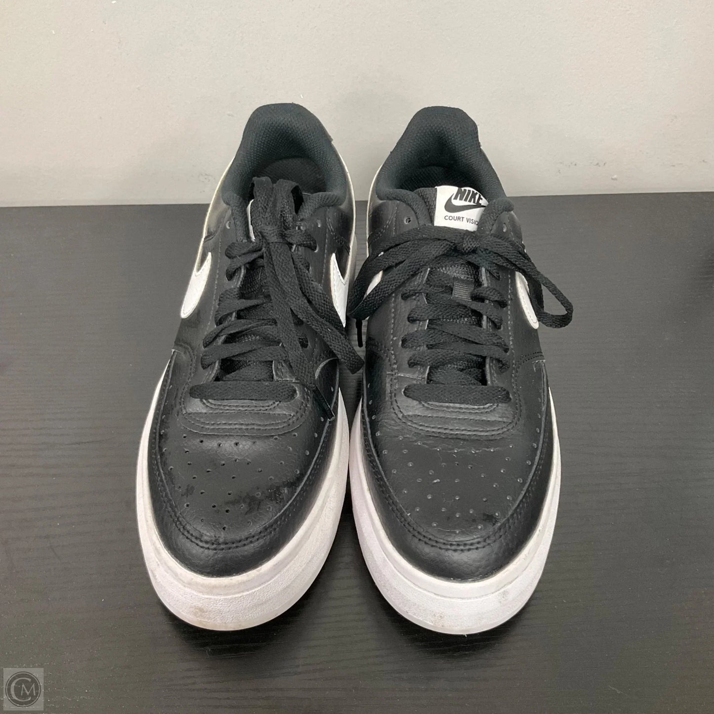 Shoes Sneakers Platform By Nike In Black & White, Size: 9.5