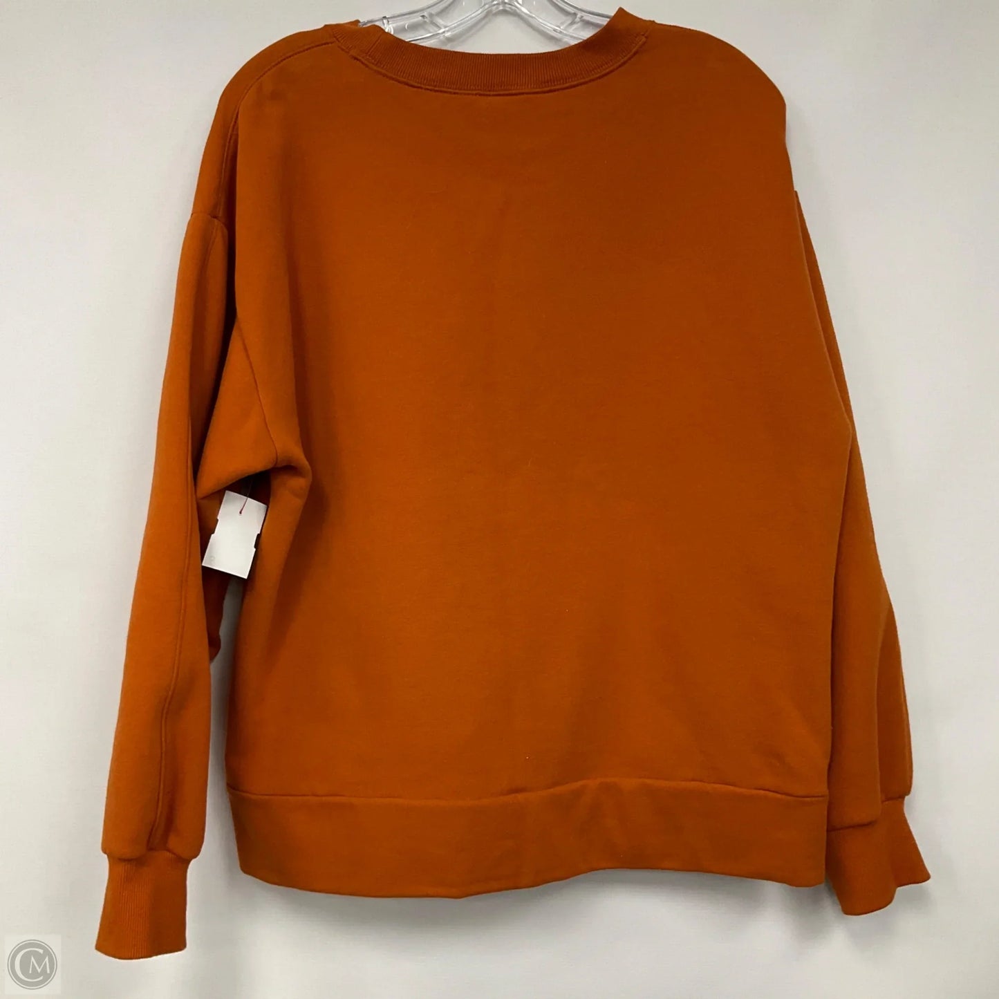 Sweatshirt Collar By Athleta In Orange, Size: M