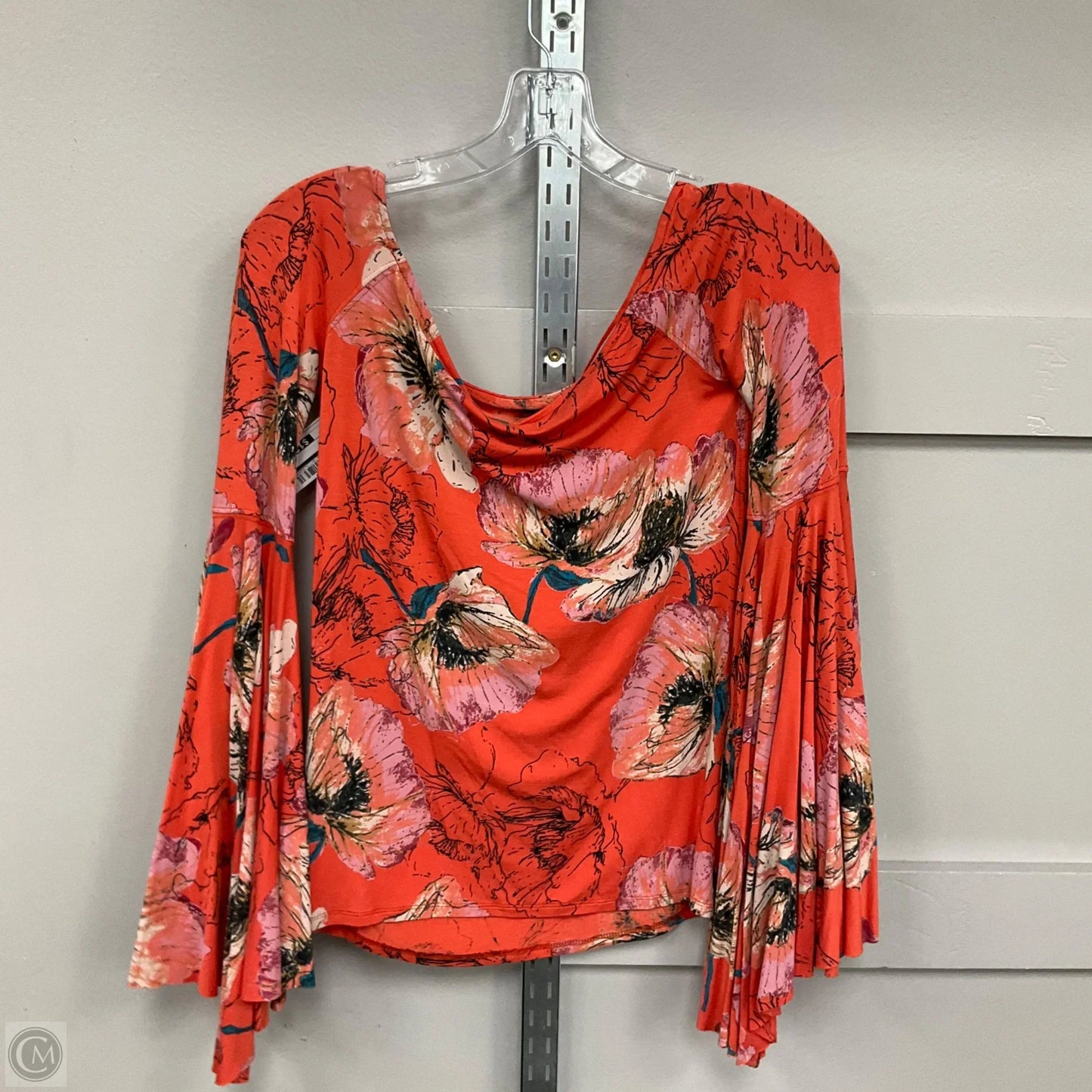 Top Long Sleeve By We The Free In Floral Print, Size: S