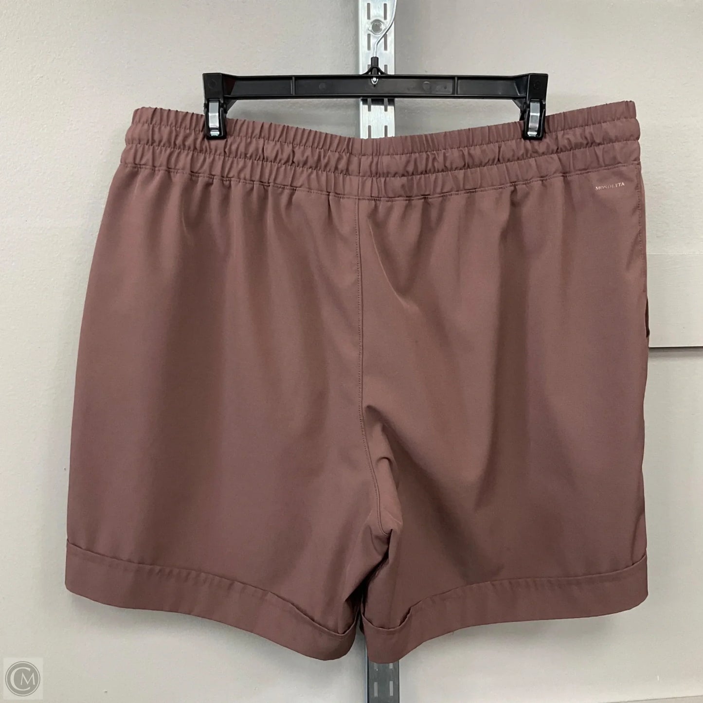 Athletic Shorts By Mondetta In Brown, Size: L