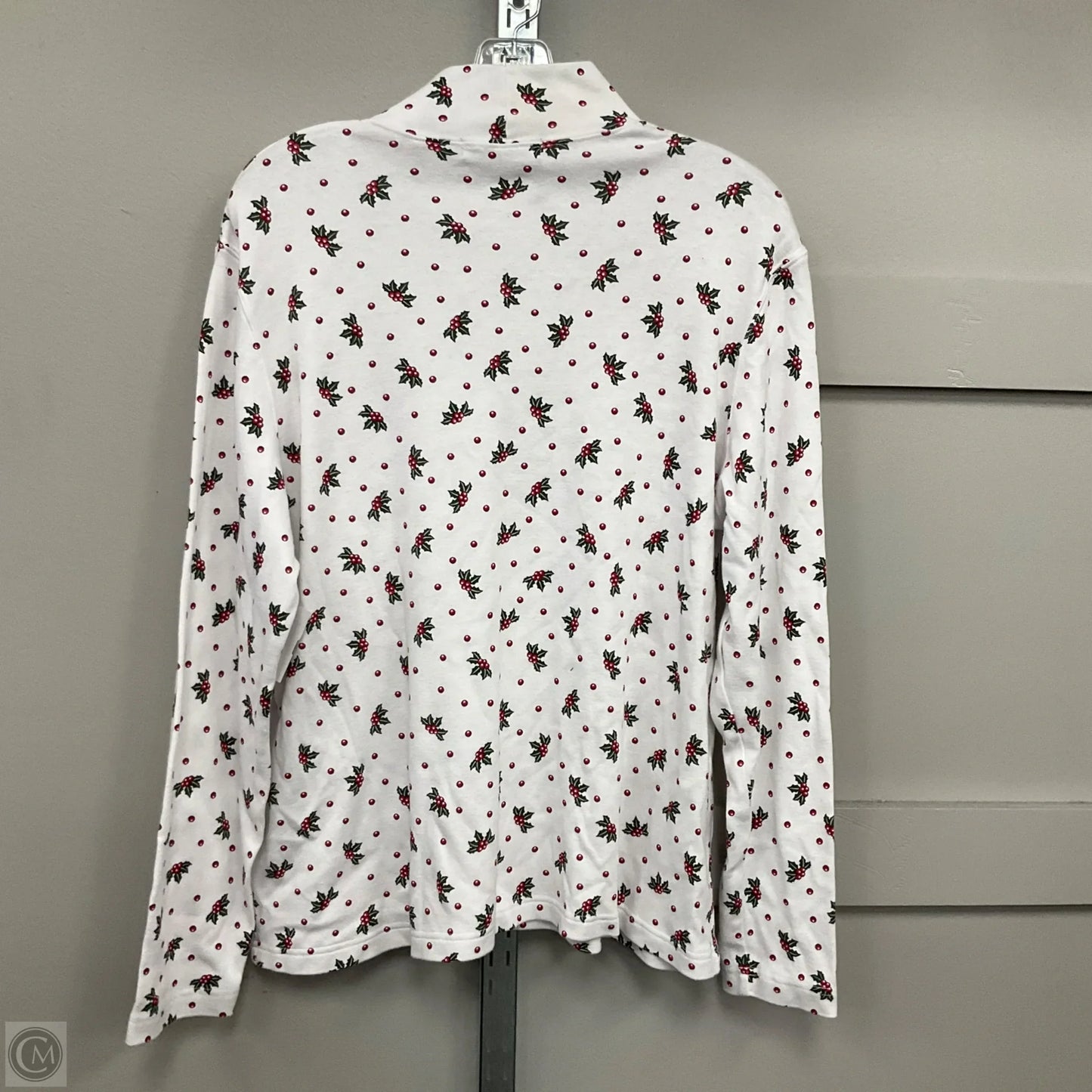 Top Long Sleeve By Clothes Mentor In White, Size: 3x